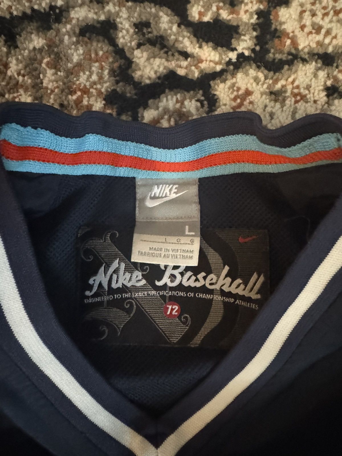 Nike Vintage Nike Baseball Jacket Size US L / EU 52-54 / 3 - 3 Thumbnail