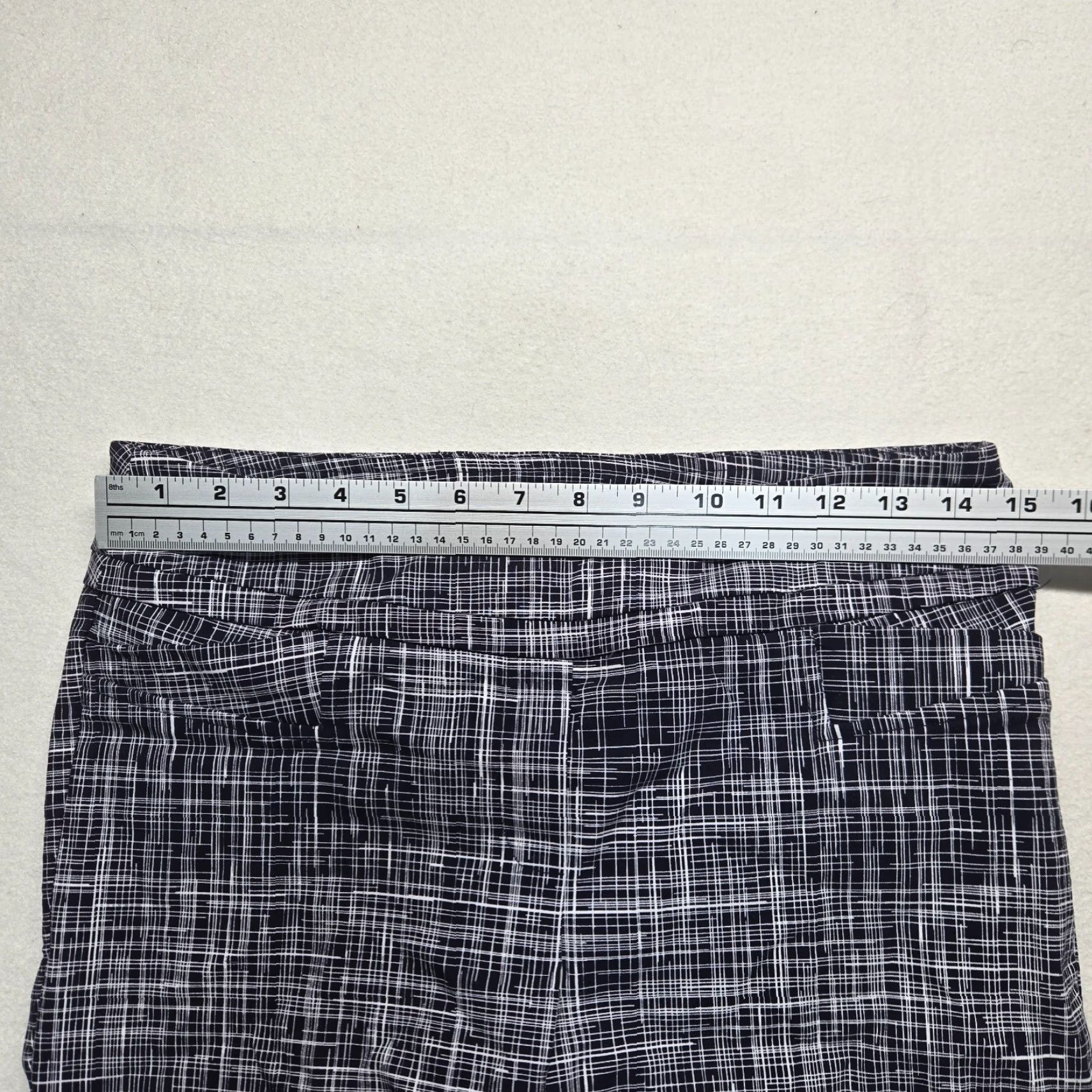 Vintage New Directions Gray Casual Crop Pants Women's Size 6 Stretch Nylon Blend Size 28" / US 6 / IT 42 - 3 Thumbnail