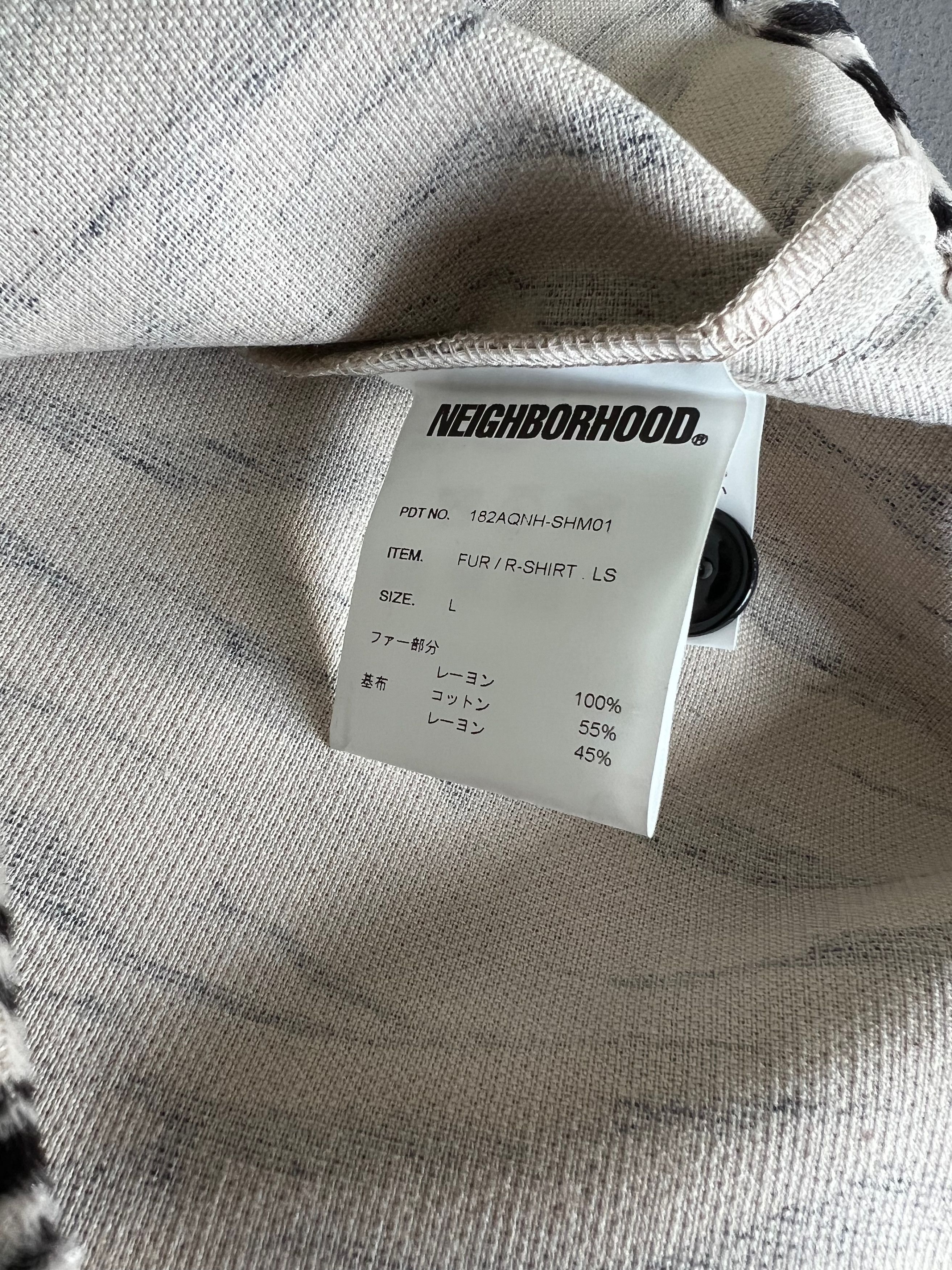 Neighborhood Neighborhood Zebra Fur Shirt, Size L Size US L / EU 52-54 / 3 - 7 Thumbnail