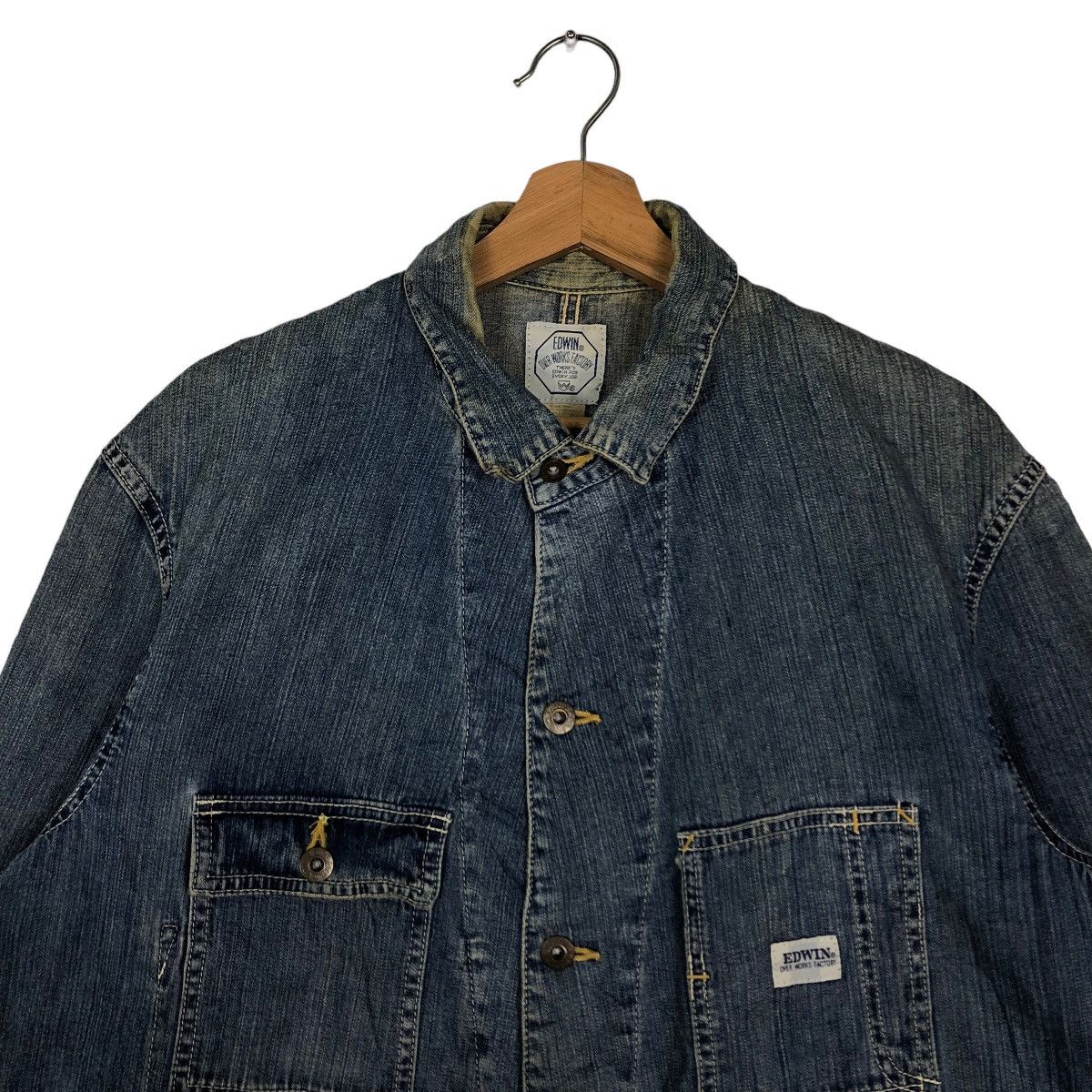 Toyo Enterprises 🔥90’s Chore Jacket Edwin Over Works Factory Toyo Enterprise Size US L / EU 52-54 / 3 - 3 Thumbnail