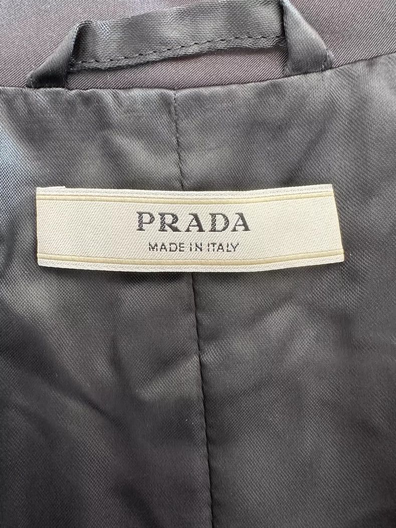 Prada Prada Black women's double-row windbreaker jacket 2501-Next Size XS / US 0-2 / IT 36-38 - 5 Thumbnail