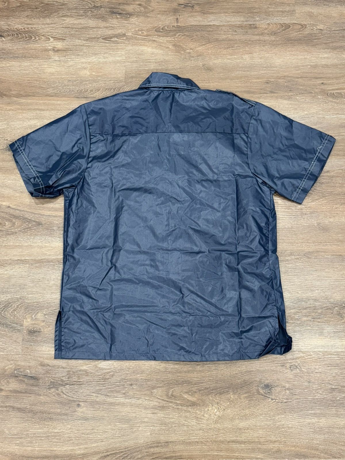 Vintage Vintage 60s Contrast Stitch Utility Shirt - Navy Tactical Size US M / EU 48-50 / 2 - 2 Thumbnail