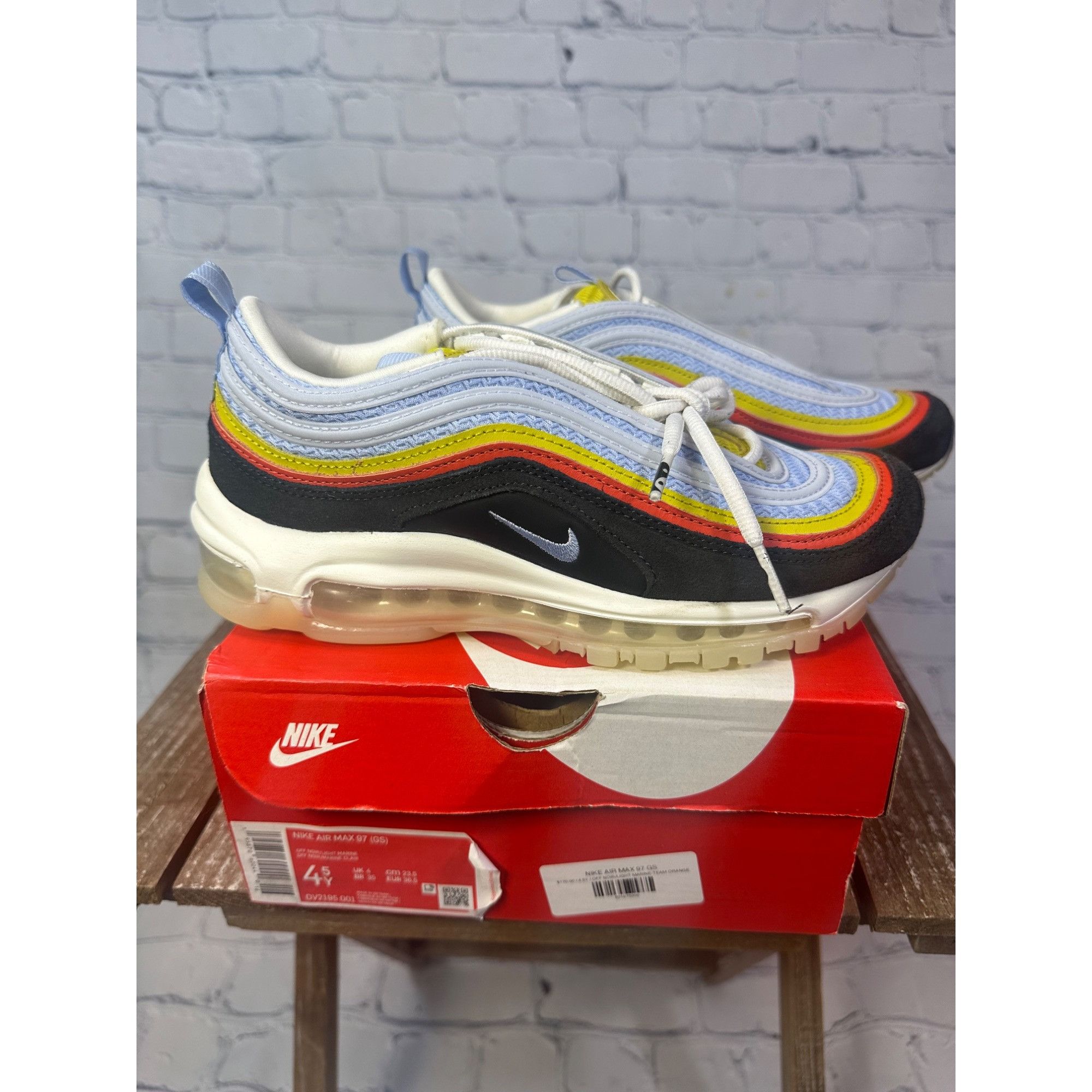 Nike Nike Air Max 97 ( GS ) “Set to Rise” Size US 5 / EU 37 - 1 Thumbnail