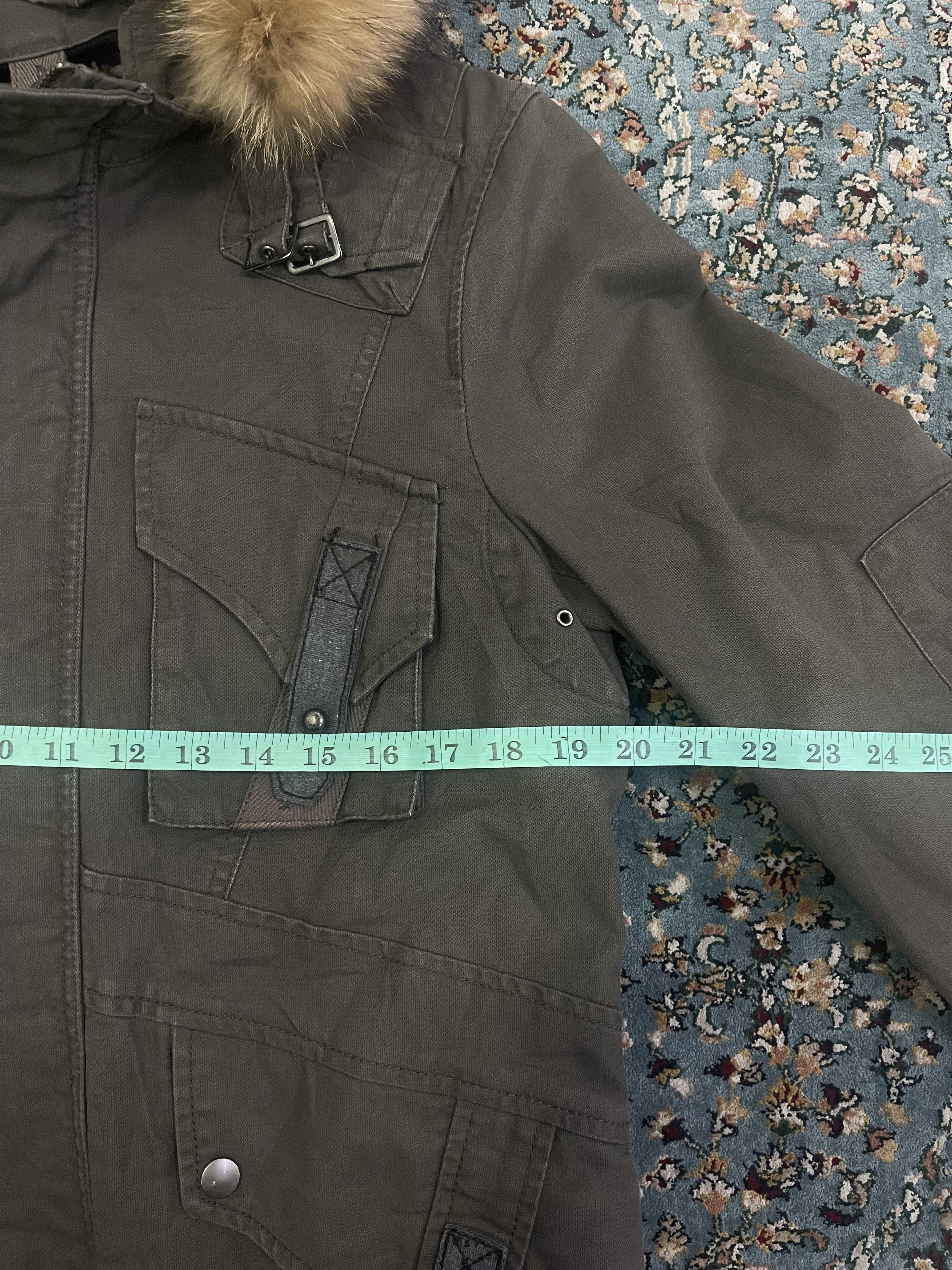 PPFM PPFM Fur Hood Military Parka Jacket Olive Green Size M Coat Size US M / EU 48-50 / 2 - 8 Thumbnail