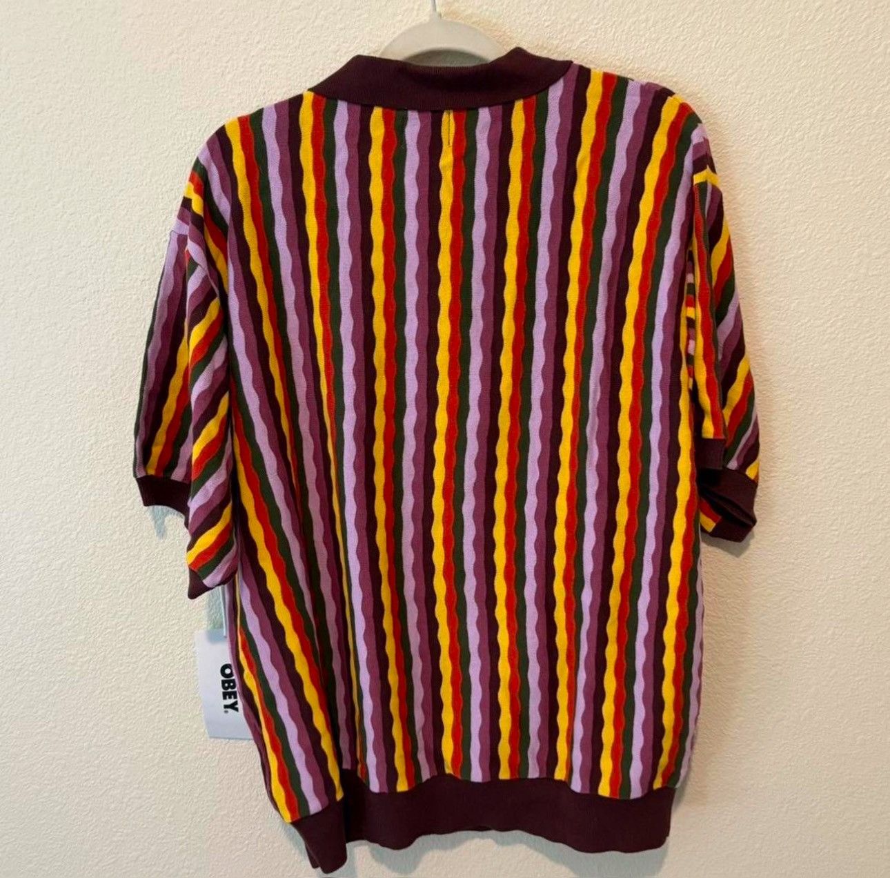 Obey Stripped Obey shirt Size US XL / EU 56 / 4 - 2 Thumbnail