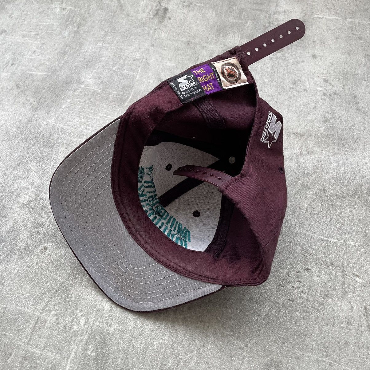 NHL × Starter × Vintage Vintage 90s Anaheim Mighty Ducks Starter Snapback Hat Size ONE SIZE - 2 Thumbnail