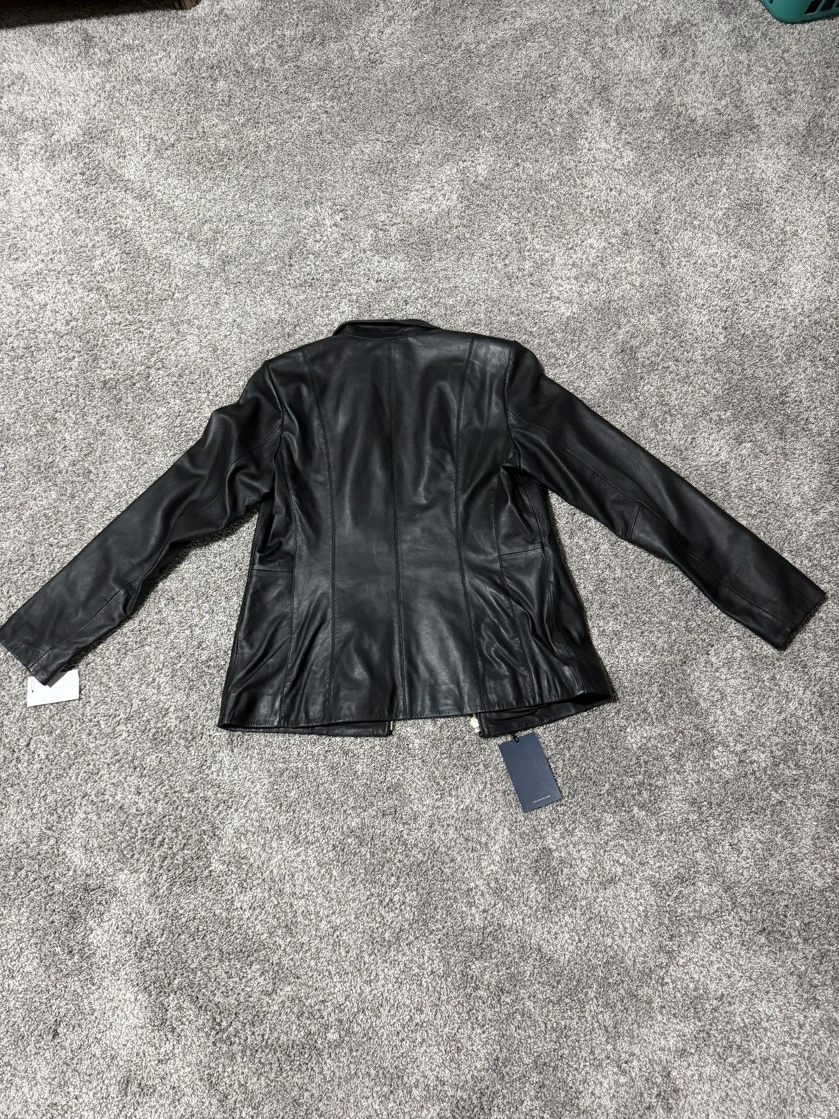 Cole Haan Cole Haan Womens Leather Jacket Size M / US 6-8 / IT 42-44 - 7 Thumbnail