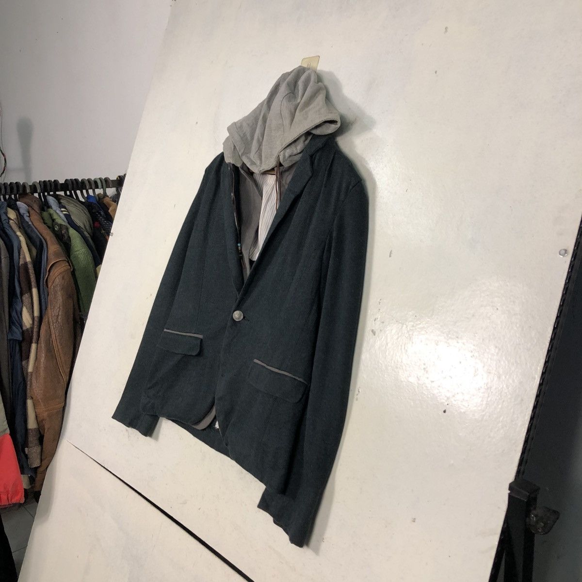 Japanese Brand Biker Double Layer Jacket BrthBreath Punk Style Number Nine Size US M / EU 48-50 / 2 - 4 Thumbnail