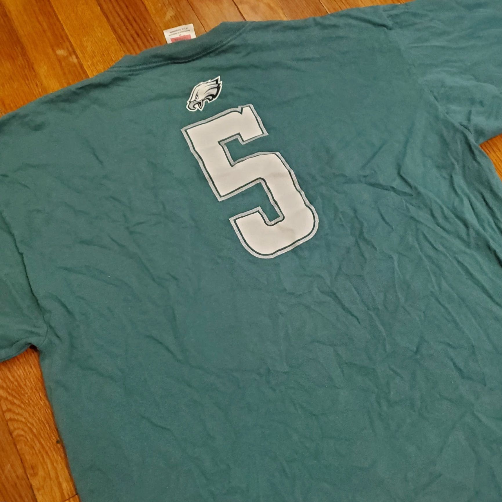 NFL VINTAGE NFL Donovan Mcnabb Eagles Shirt 2XL Green Shirt T-Shirt Men Short Sleeve Crew Neck Graphic Print All Seasons Eagles 90s Size US XXL / EU 58 / 5 - 7 Thumbnail