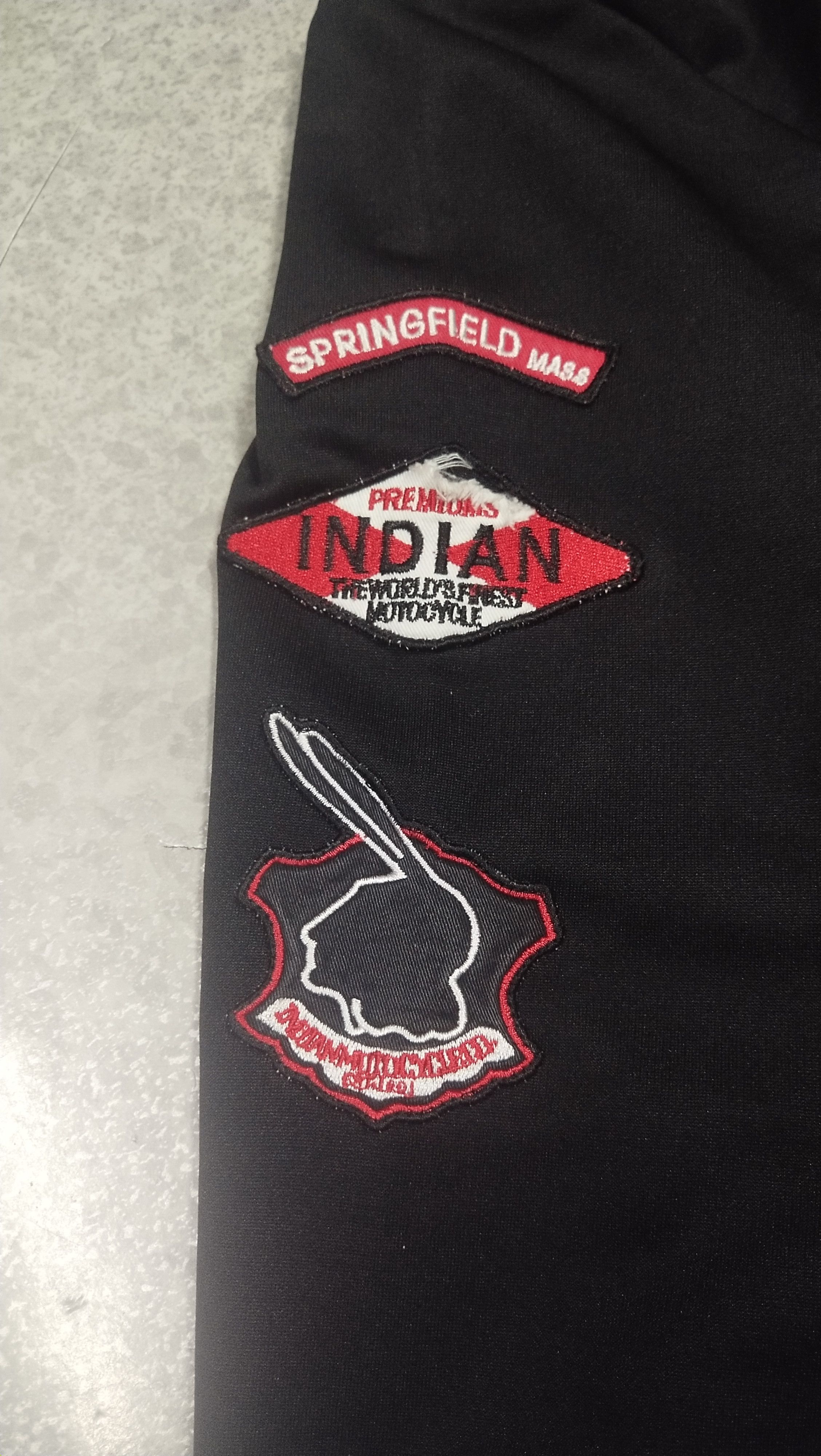 Indian Motorcycle 🔥 Rare Indian Motorcycle Stretchable Track Top Sweater Size US L / EU 52-54 / 3 - 5 Thumbnail