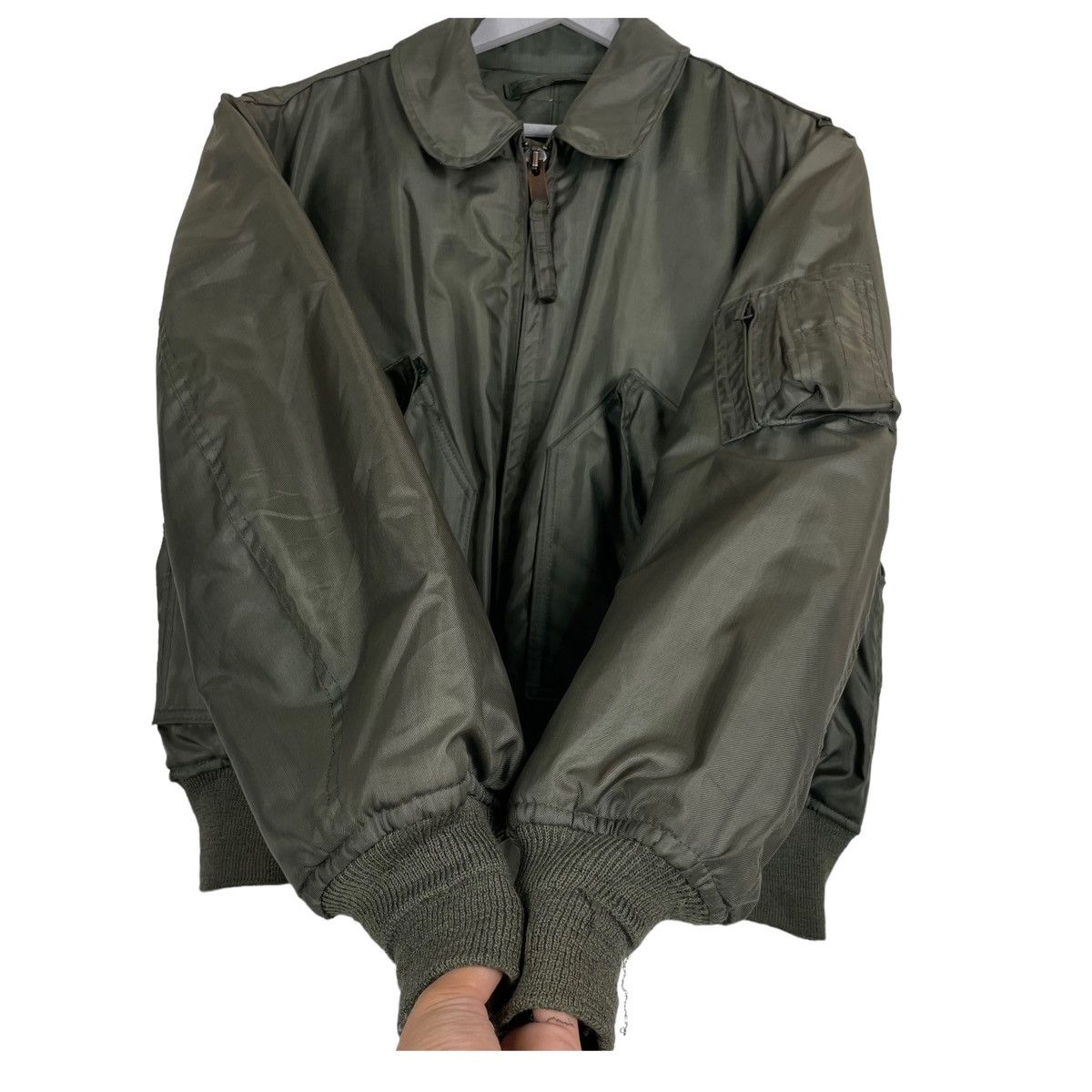 Buzz Rickson's × Vintage 💥80s MA1 ARMY TANKER FLIGHT BOMBER RIOT JACKET Size US M / EU 48-50 / 2 - 7 Thumbnail