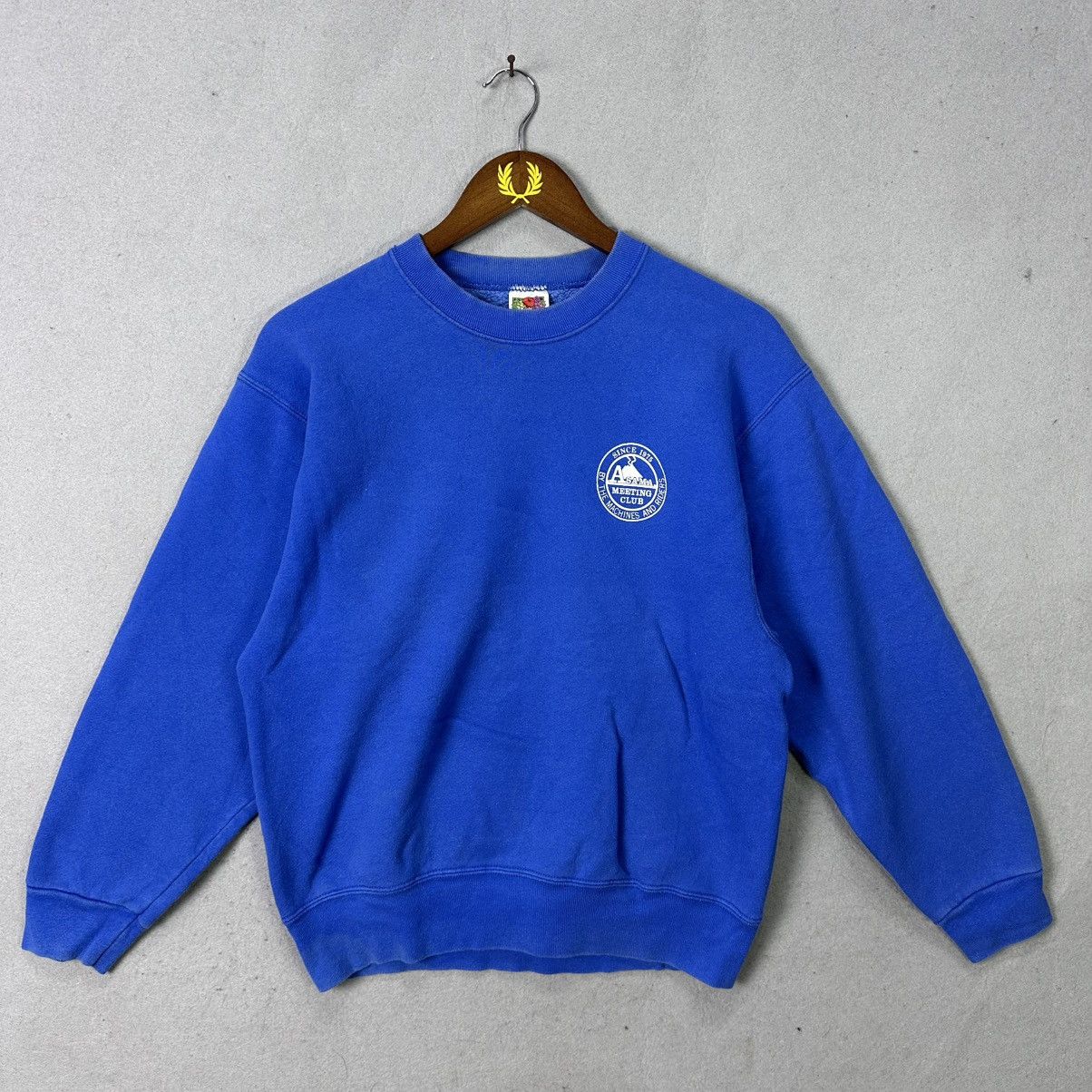 Vintage Vintage Fruit of the Loom Heavy Cotton Motorcycle Club Size US M / EU 48-50 / 2 - 2 Thumbnail