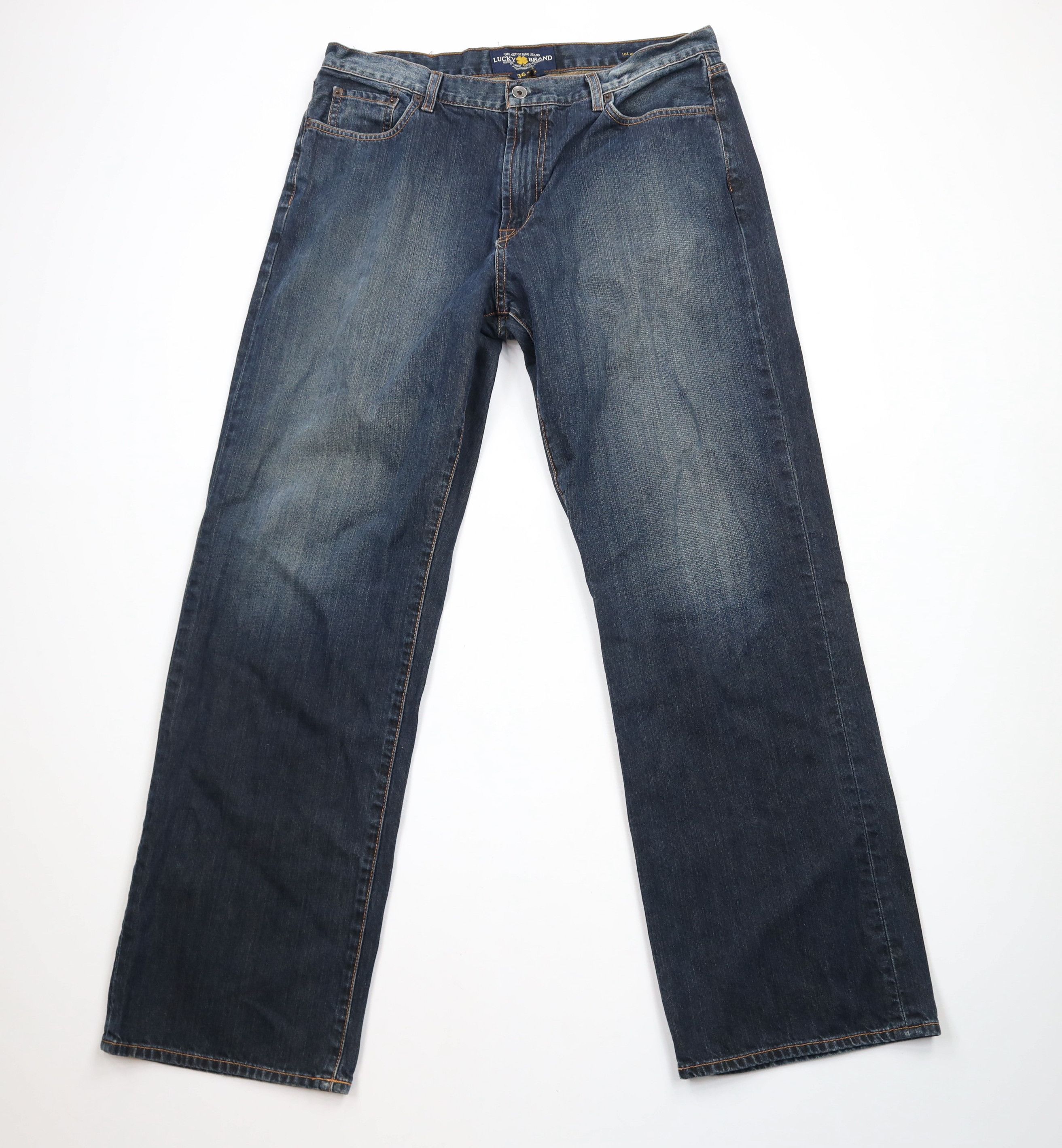 Lucky Brand × Vintage Vintage Lucky Brand Relaxed Straight Leg Denim Jeans Blue Size US 36 / EU 52 - 1 Thumbnail