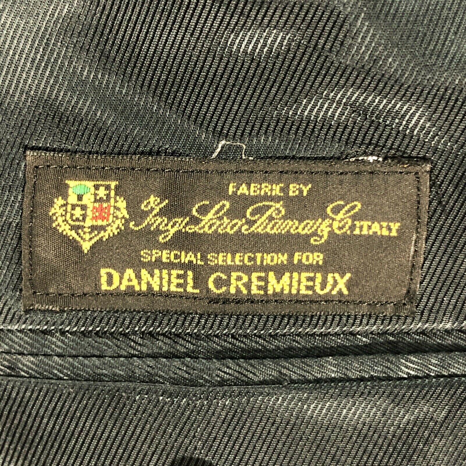 Daniel Cremieux Daniel Cremieux Size 44R Loro Piana Navy Pinstripe Blazer Size 44R - 5 Thumbnail