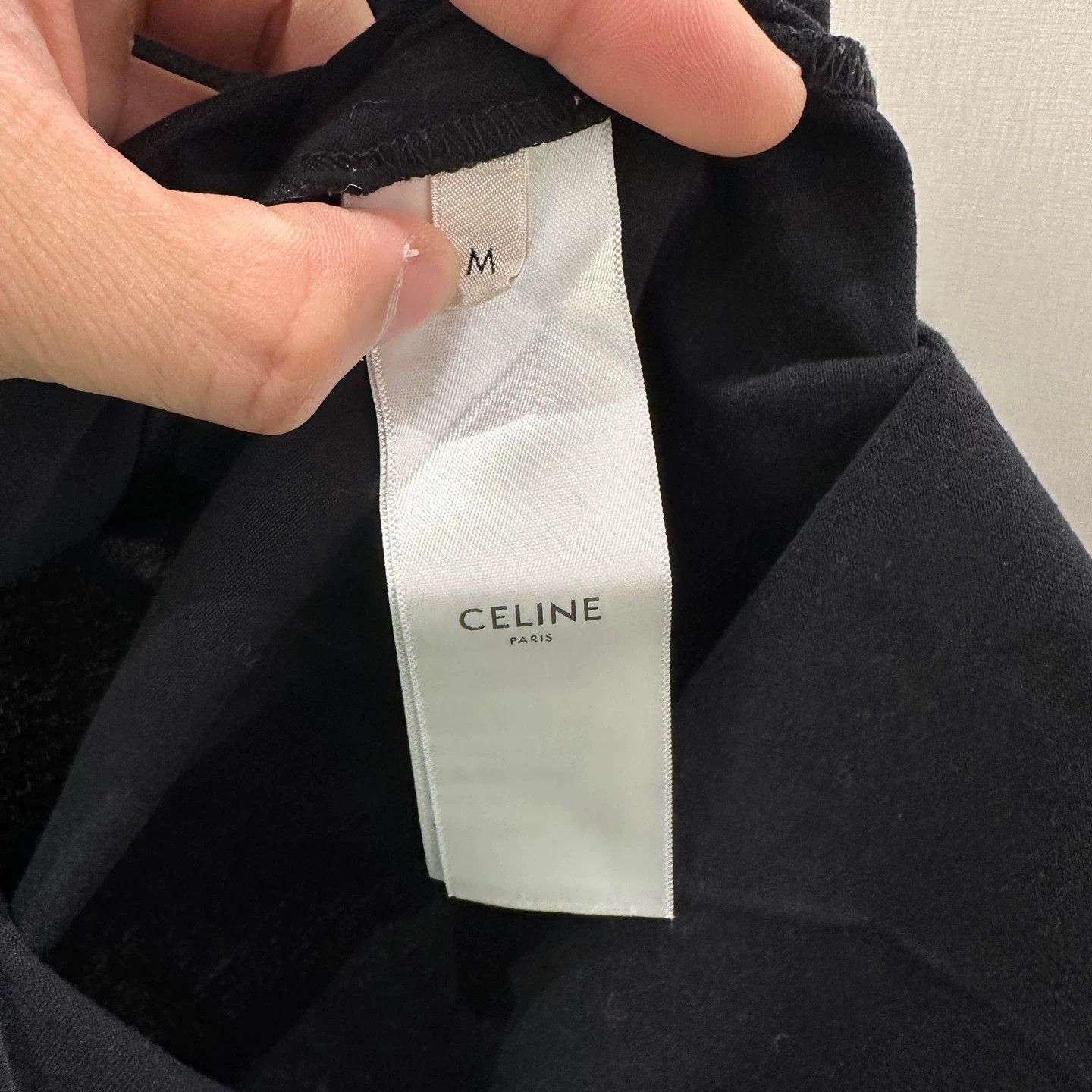 Celine Celine mar355 slogan short sleeve tee M cotton Size M / US 6-8 / IT 42-44 - 4 Thumbnail