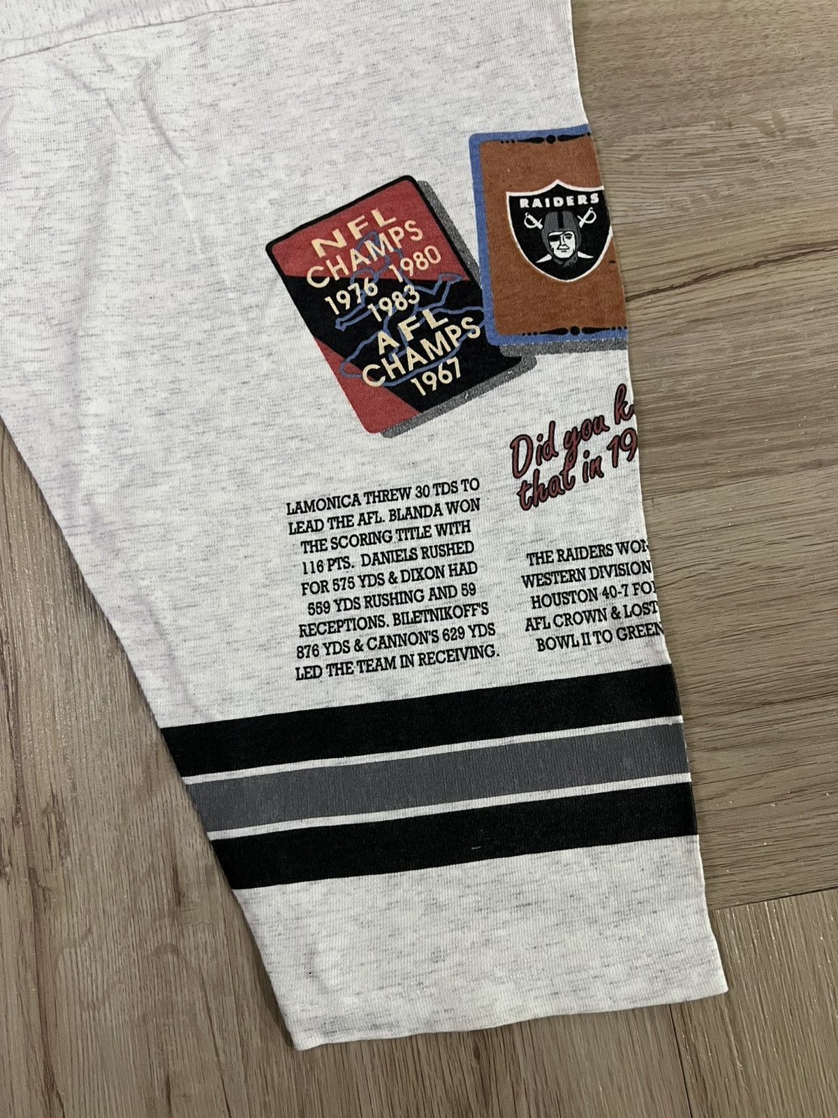 NBA × NFL × Vintage Vintage Raiders Long Gone 90s Shirt Size US XL / EU 56 / 4 - 9 Thumbnail