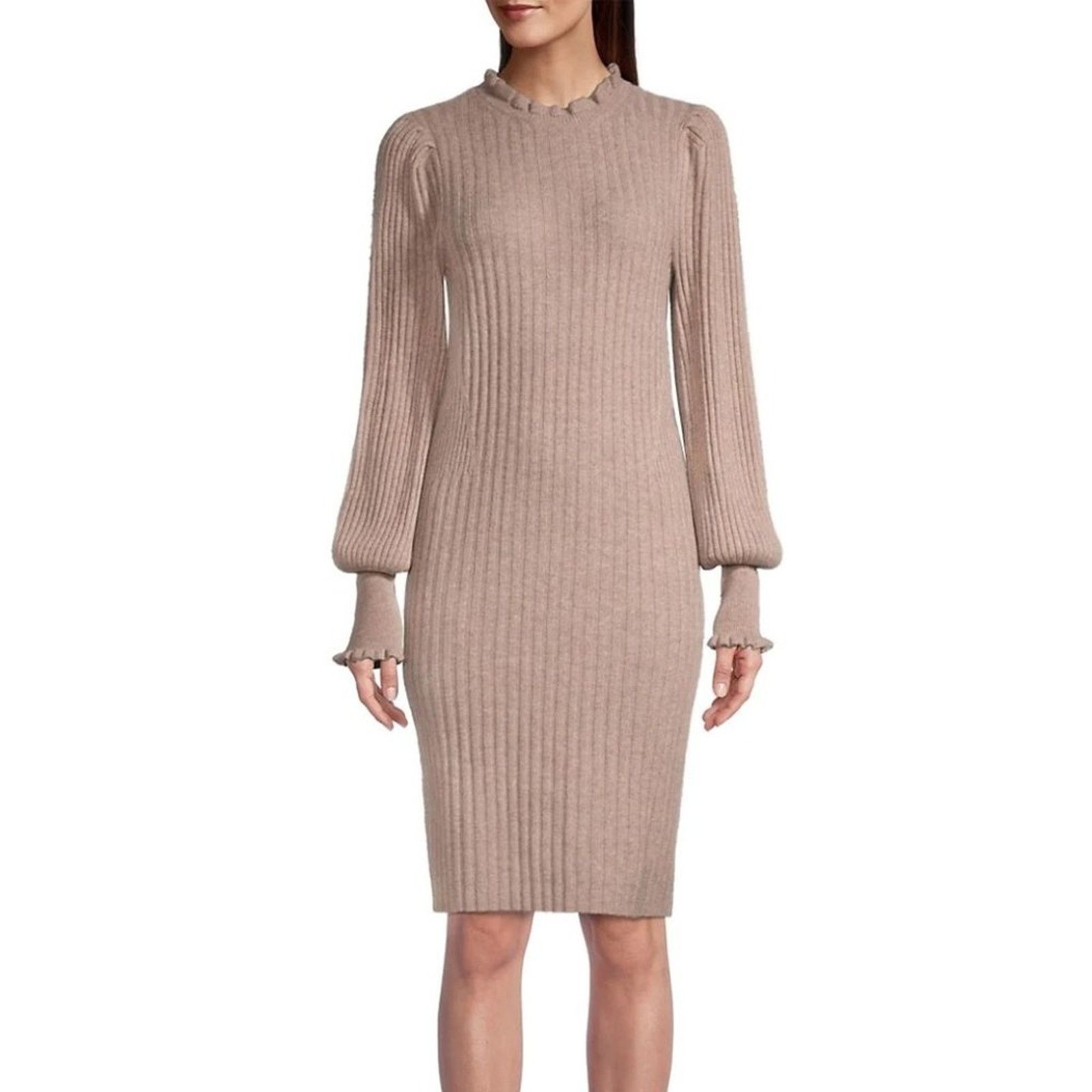 Elie Tahari Balloon Sleeve Sweater Dress from Elie Tahari Size S / US 4 / IT 40 - 8 Thumbnail