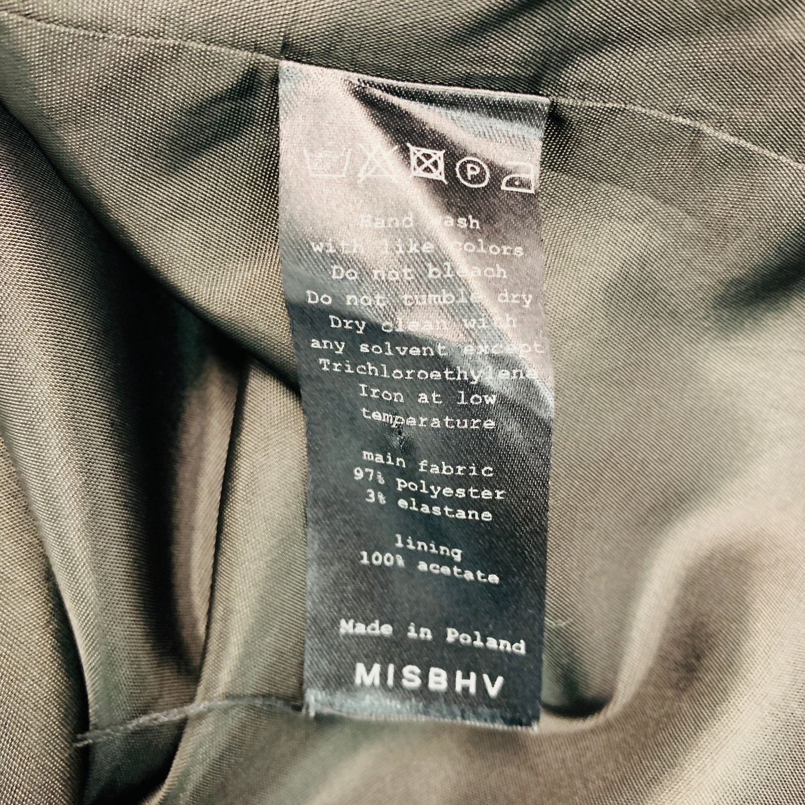 Misbhv MISBHV Black Burgundy Polyamide Blend Color Block Robe Coat Size S / US 4 / IT 40 - 8 Thumbnail