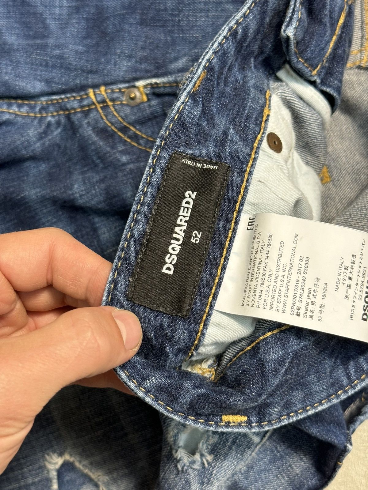 Dsquared2 Dsquared2 Skater Jean Classic Italy denim jeans Size US 36 / EU 52 - 8 Thumbnail