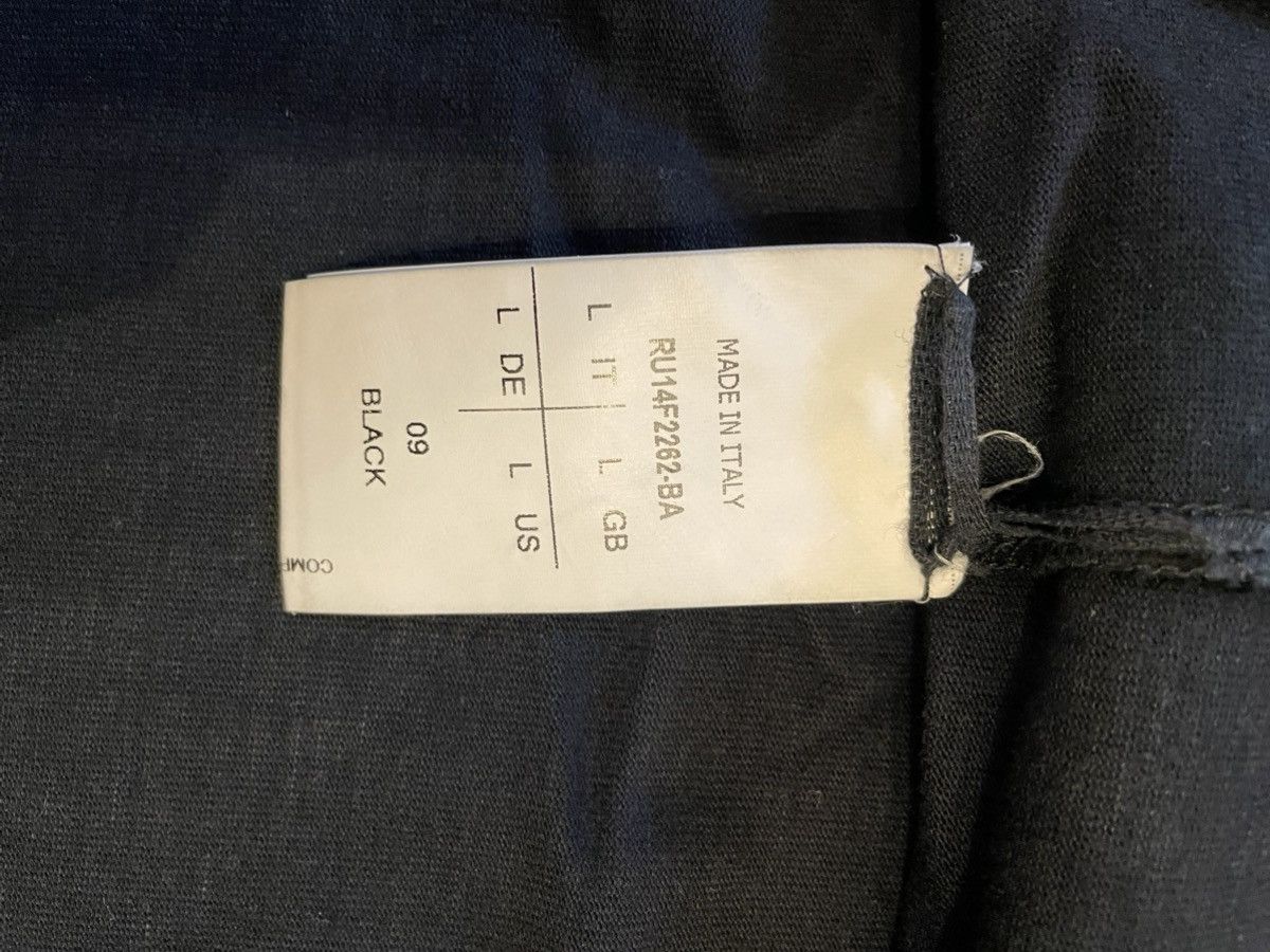 Rick Owens Drkshdw Rick Owens Thick Cotton Short Sleeve Tee Size US L / EU 52-54 / 3 - 4 Thumbnail