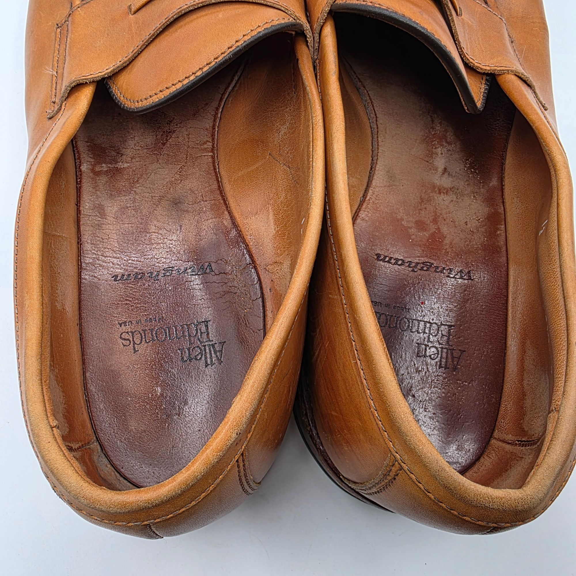 Allen Edmonds Allen Edmonds Wingham Mens Size 13 Tan Leather Tassel Dress Size US 13 / EU 46 - 8 Thumbnail