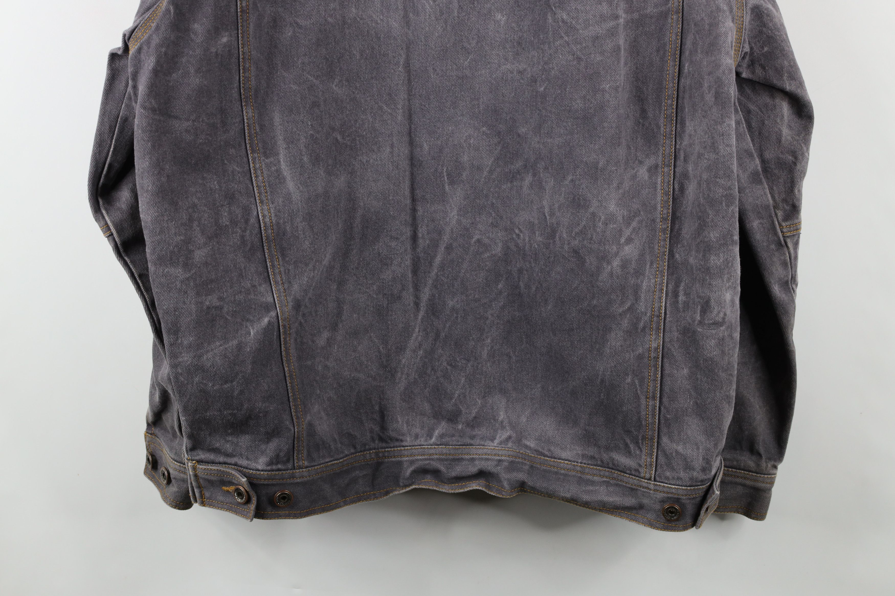 Vintage Vintage 90s Y2K Streetwear Baggy Denim Trucker Jacket Gray Size US M / EU 48-50 / 2 - 15 Thumbnail