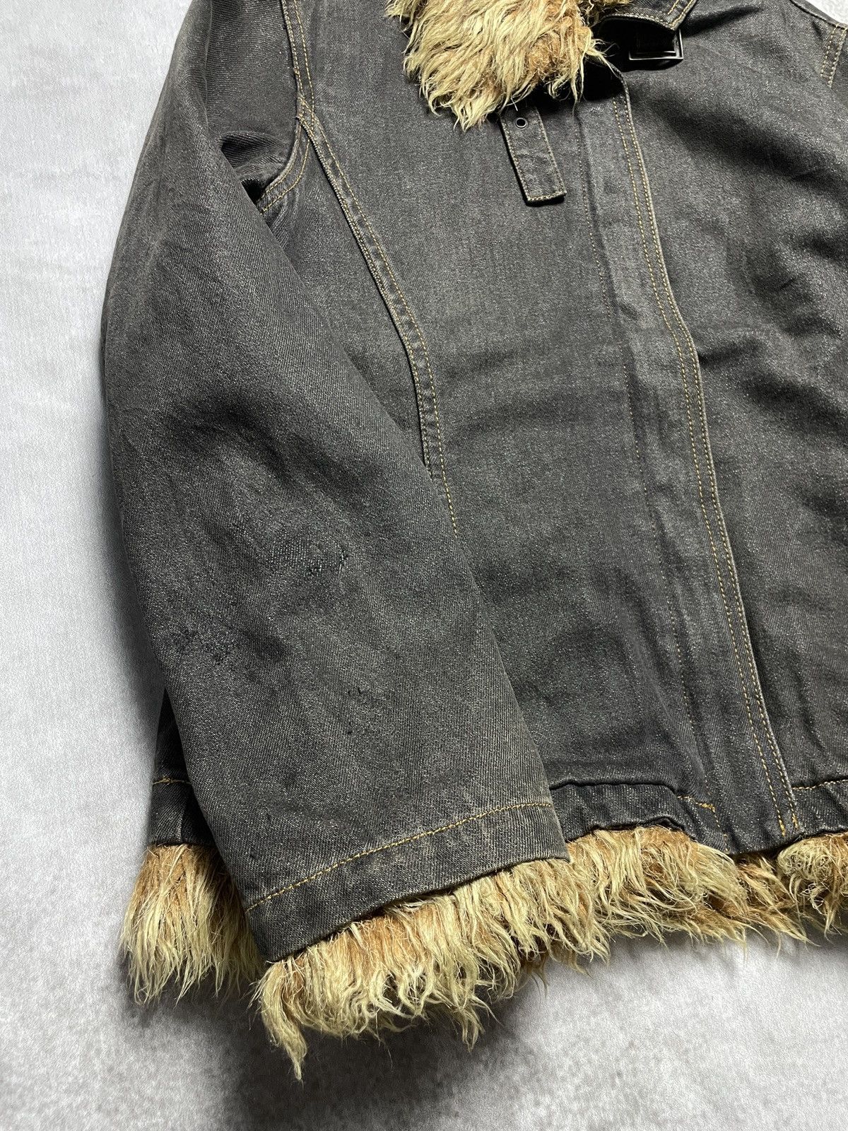 Japanese Brand 2000’s El.Road - Vkei Style Trim Fur Jacket Size US M / EU 48-50 / 2 - 15 Thumbnail