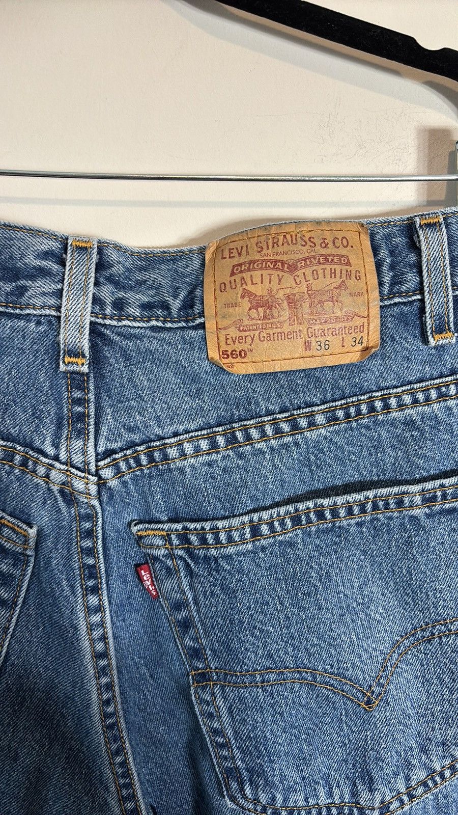 Levi's × Vintage Vintage Levi’s 560 Jeans Size US 35 - 5 Thumbnail