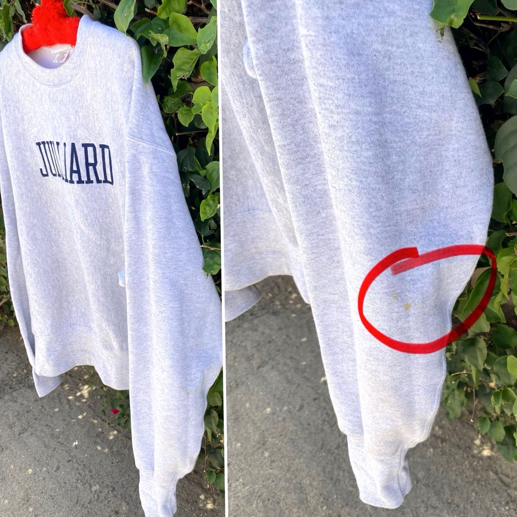 Lee VINTAGE Juilliard Sweatshirt XL Lee Gray 90s Y2K Crewneck USA Mens Size US XL / EU 56 / 4 - 6 Thumbnail