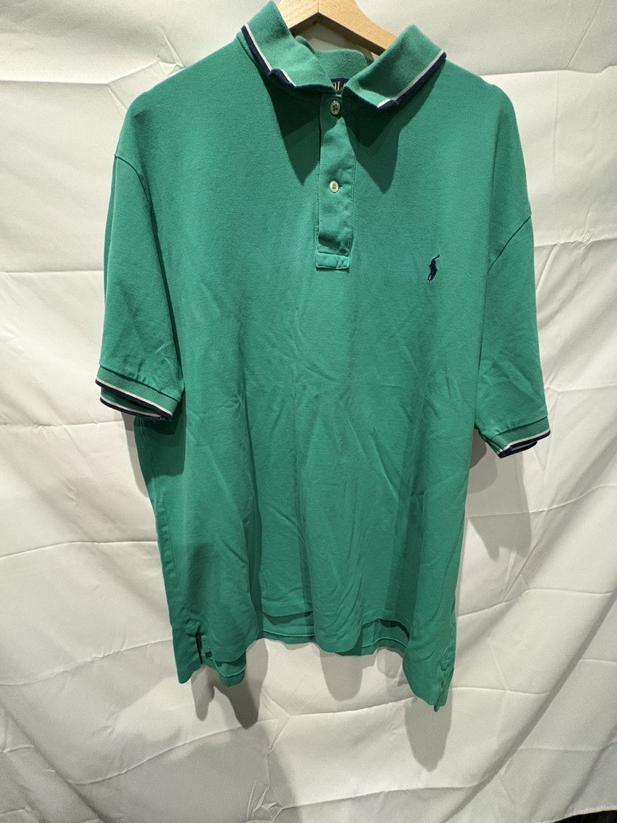 Polo Ralph Lauren Polo Ralph Lauren Green Shirt Size US XL / EU 56 / 4 - 1 Thumbnail