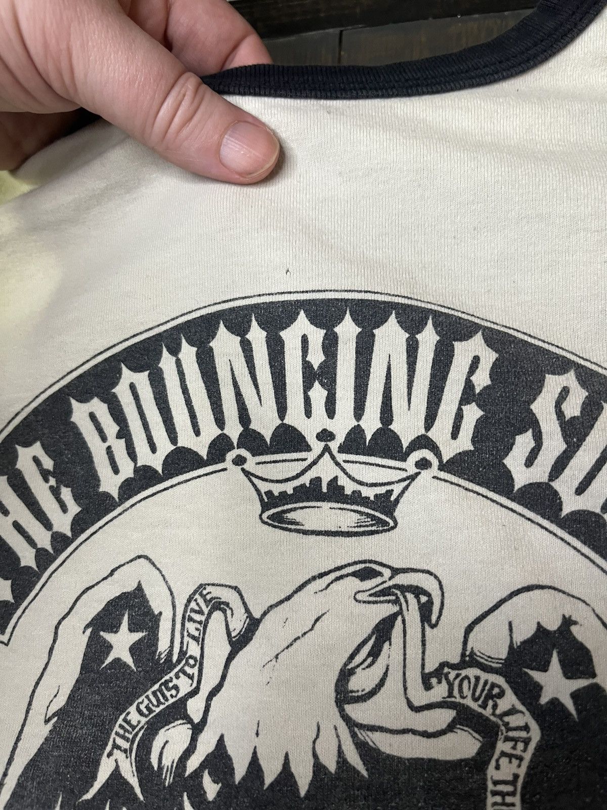 Band Tees Bouncing Souls Raglan Baseball T-Shirt size xl Size US XL / EU 56 / 4 - 3 Thumbnail