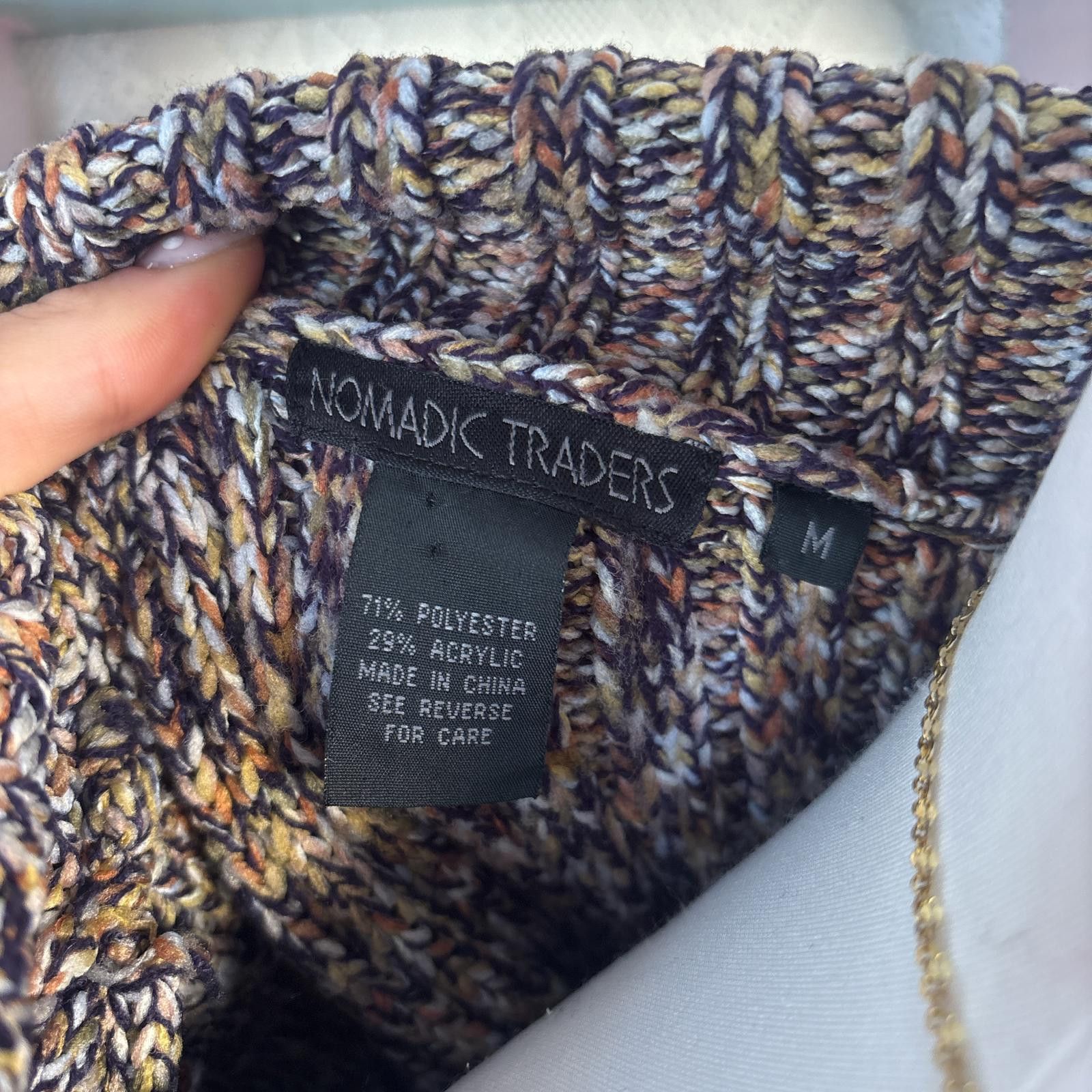 Other vintage cozy chunky knit babydoll cardigan Size M / US 6-8 / IT 42-44 - 7 Thumbnail