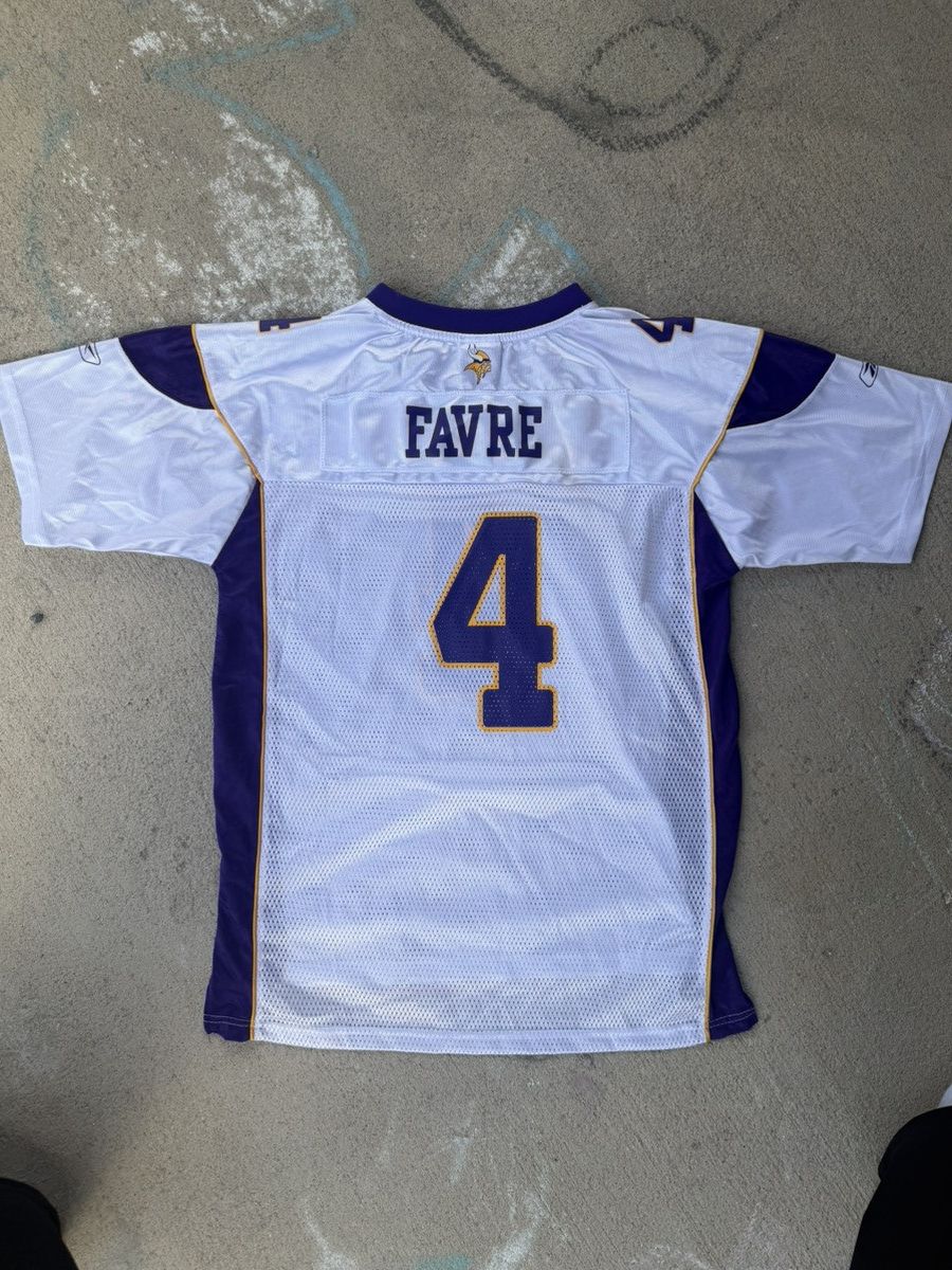 Reebok Vintage Reebok Vikings Brett Favre Jersey Size US XL / EU 56 / 4 - 6 Thumbnail