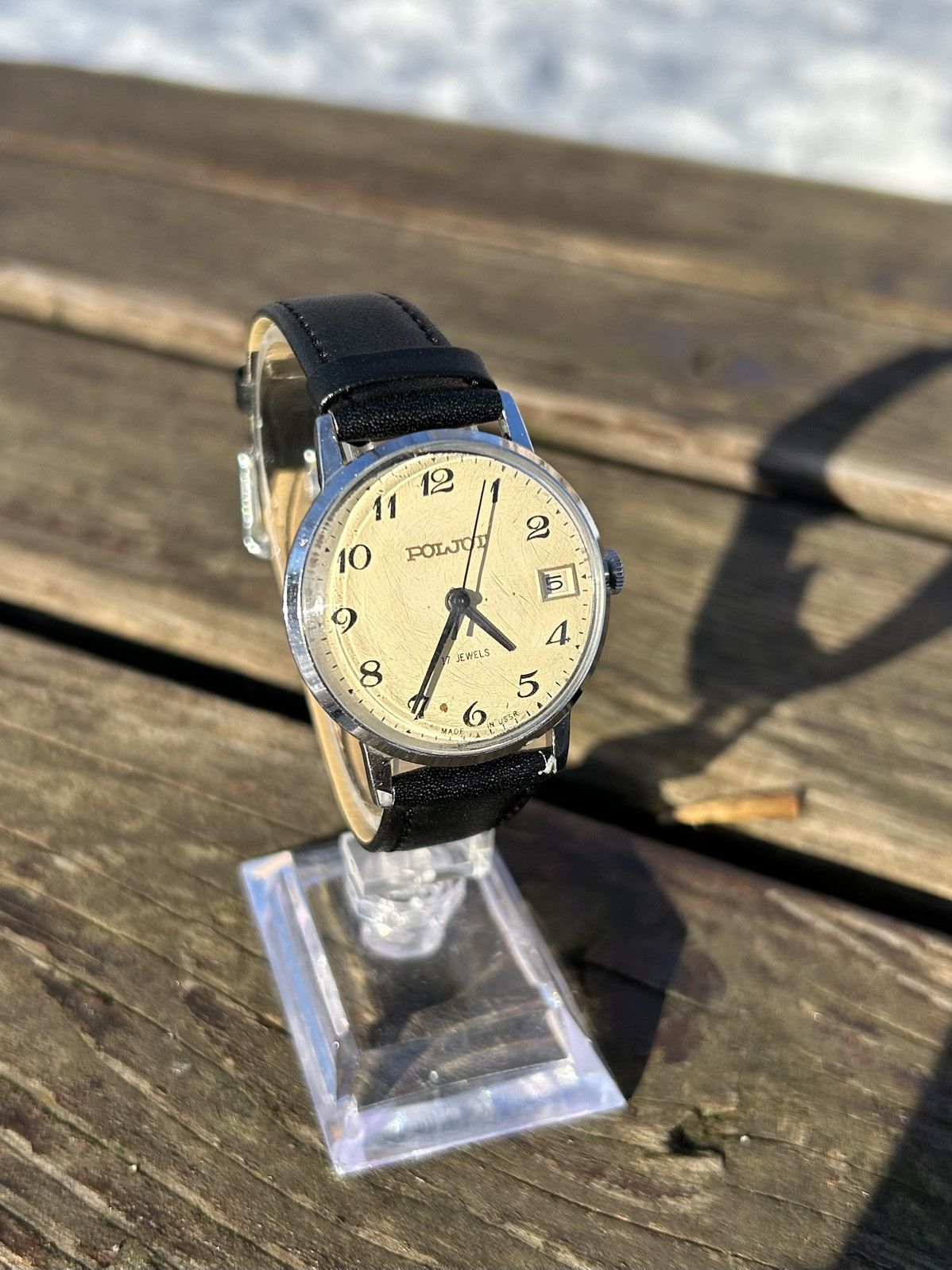 Vintage Vintage Watch Soviet USSR Mechanical Poljot Hand Winding Size ONE SIZE - 9 Thumbnail