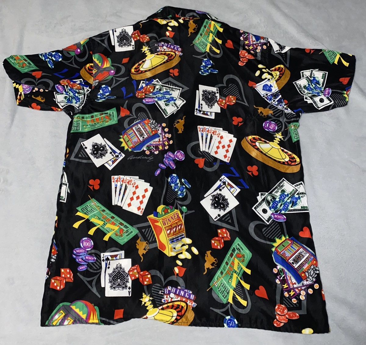 Vintage *RARE* Scorpio USA Vintage Casino/Vegas All Over Print Shirt Size US M / EU 48-50 / 2 - 2 Thumbnail