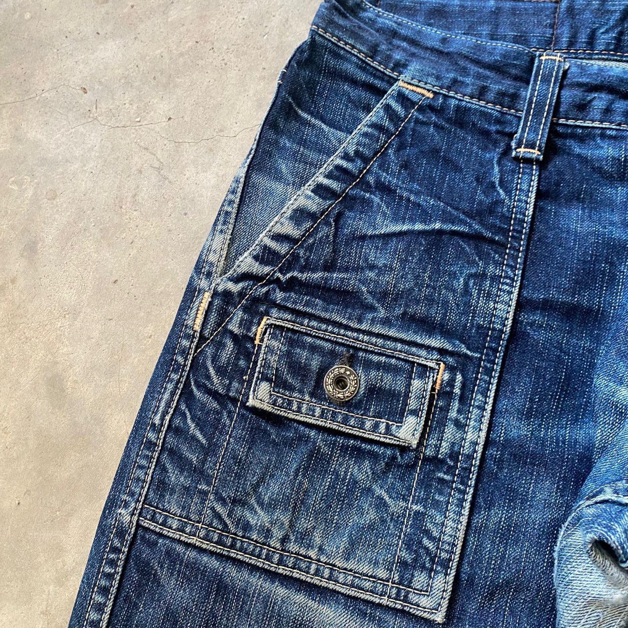 Johnbull Vintage Johnbull Bushpant Japanese Brand Distressed Denim Size US 31 - 15 Thumbnail