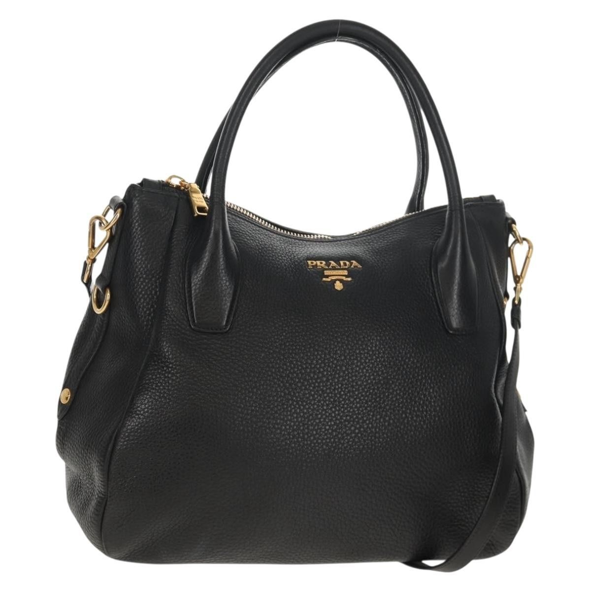 Prada Prada Top Zip Convertible Tote Vitello Daino Size ONE SIZE - 1 Thumbnail