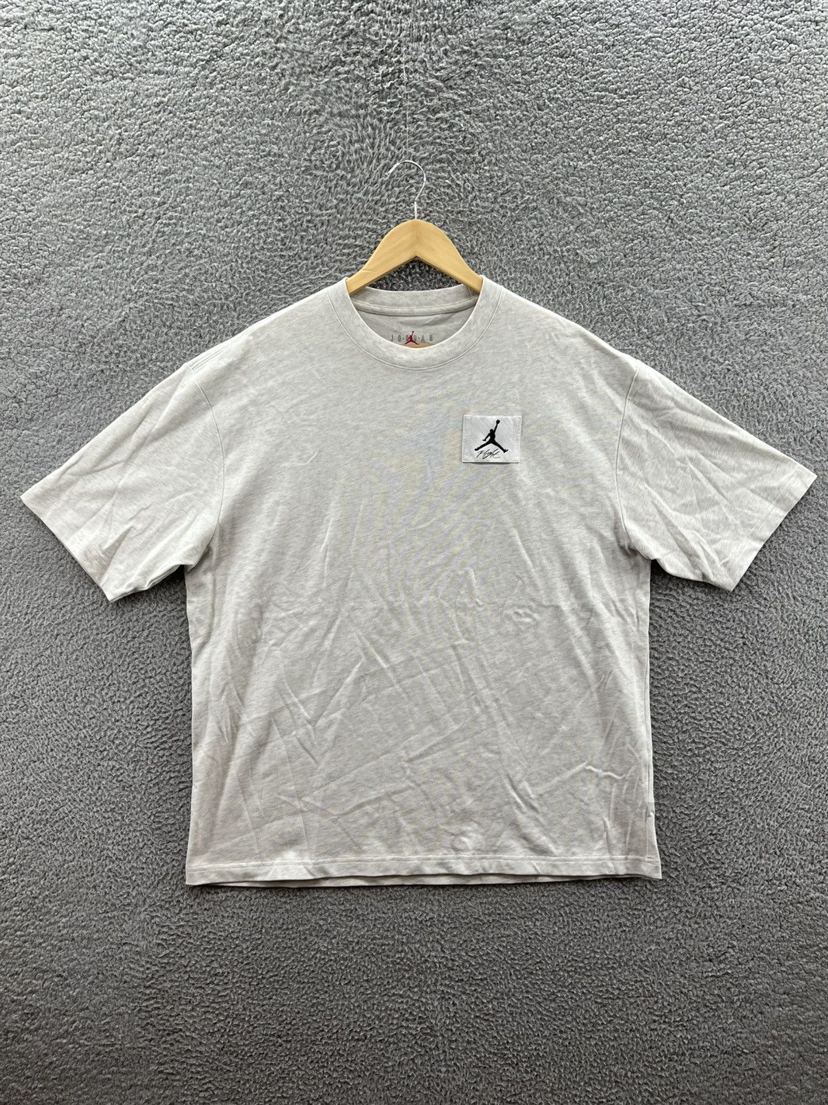 Jordan Brand Nike Jordan Flight Essentials Oversized Tee Beige DZ7313-134 Size US M / EU 48-50 / 2 - 1 Thumbnail
