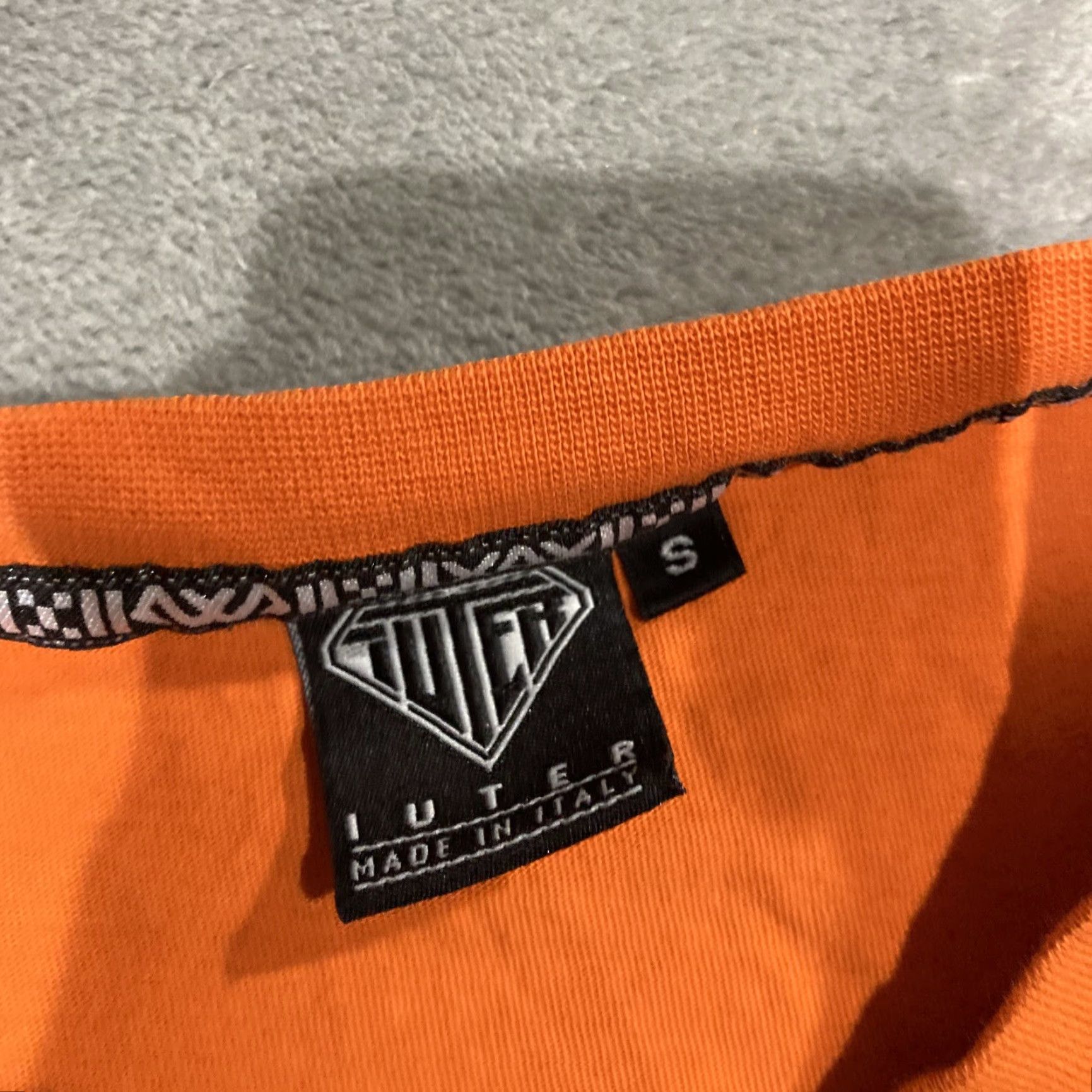 Logo 7 Iuter Logo T-Shirt - S Men Orange Logo Small Size US S / EU 44-46 / 1 - 3 Thumbnail