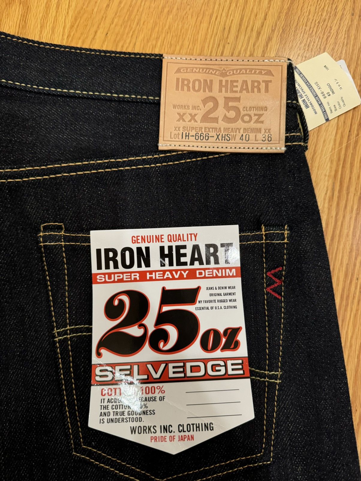 Ariat Jeans Mens 32x38 Blue Demin Work Wear Cotton Blend Low Rise Straight