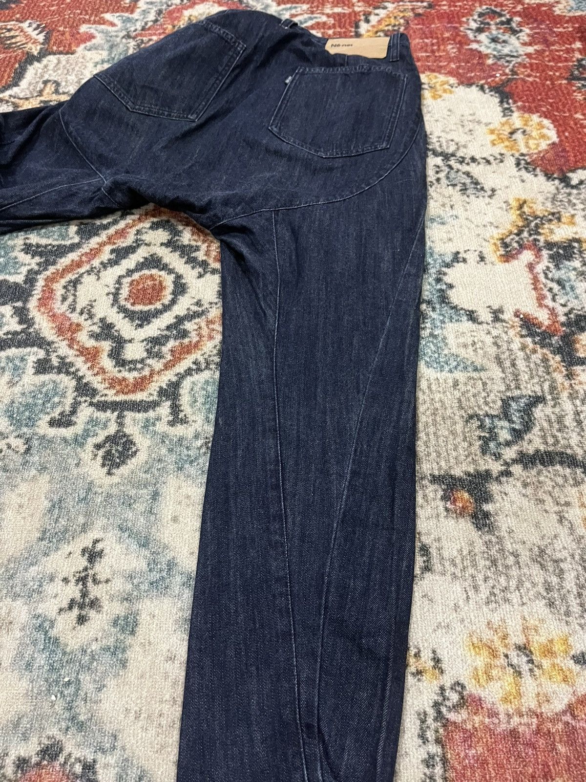 Issey Miyake × Japanese Brand × Ne-Net Denim crotch panta Size US 30 / EU 46 - 9 Thumbnail