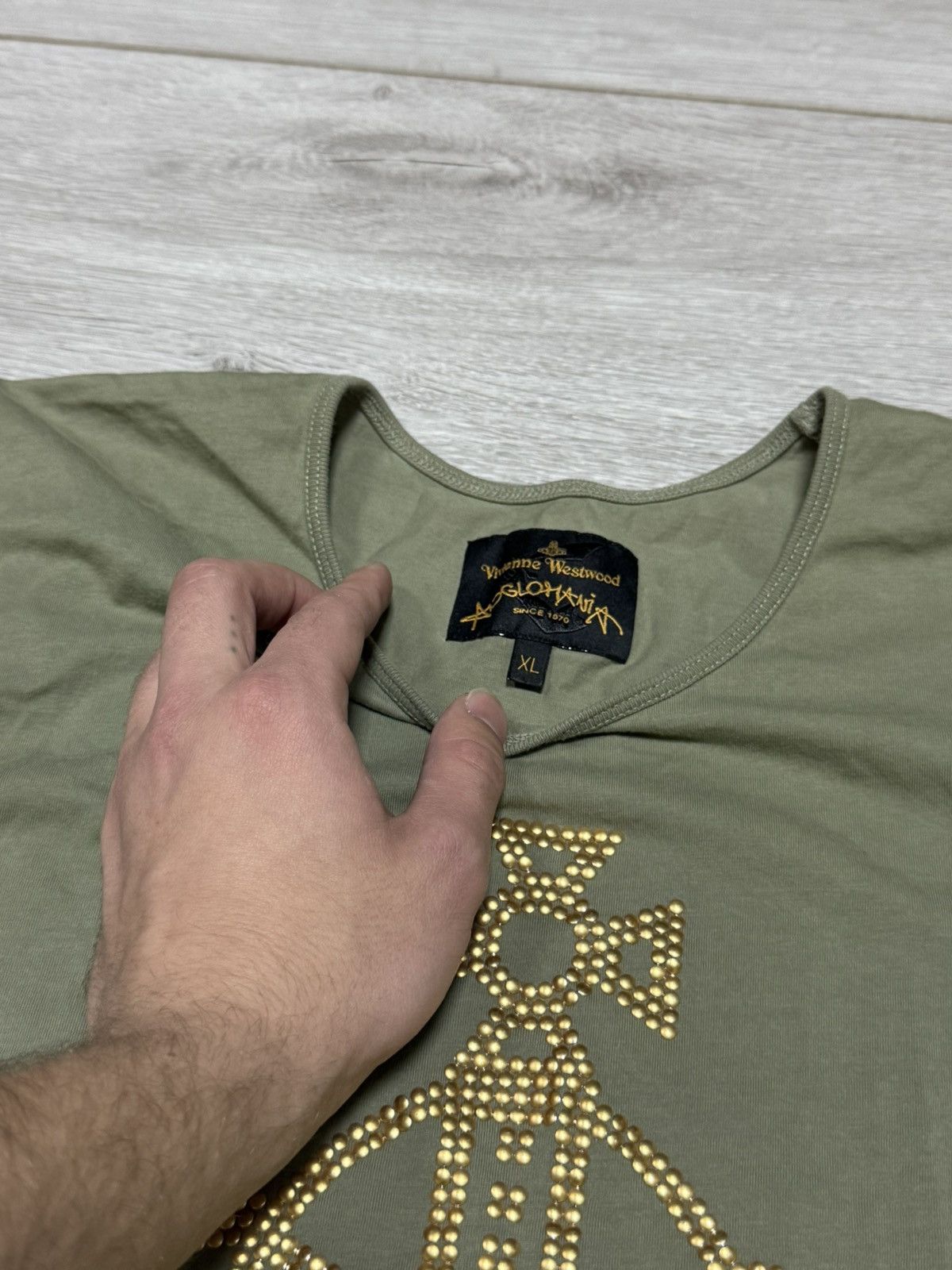 Vivienne Westwood Vivienne Westwood big orb rhinestones tee shirt Size XL / US 12-14 / IT 48-50 - 5 Thumbnail