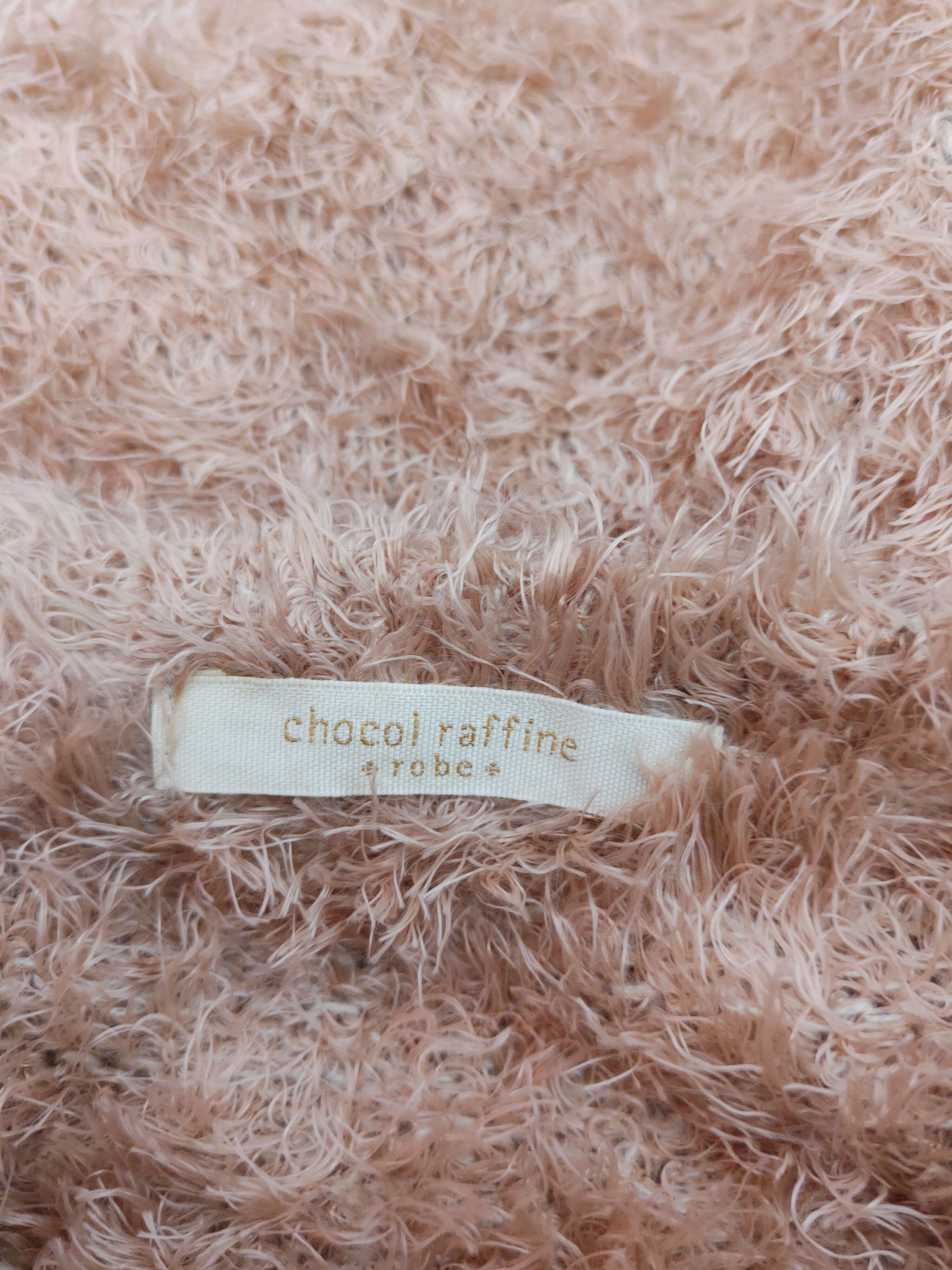 Japanese Brand × Vintage Chocol Raffine Robe Peach Fur Mohair Knitwear #S1917 Size M / US 6-8 / IT 42-44 - 12 Thumbnail
