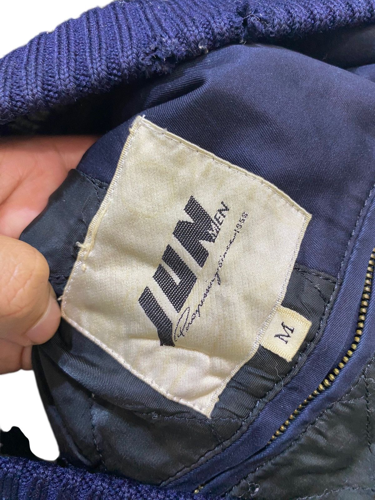 Japanese Brand Junmen By isseymiyake Bomber Jacket Logo Size US L / EU 52-54 / 3 - 4 Thumbnail