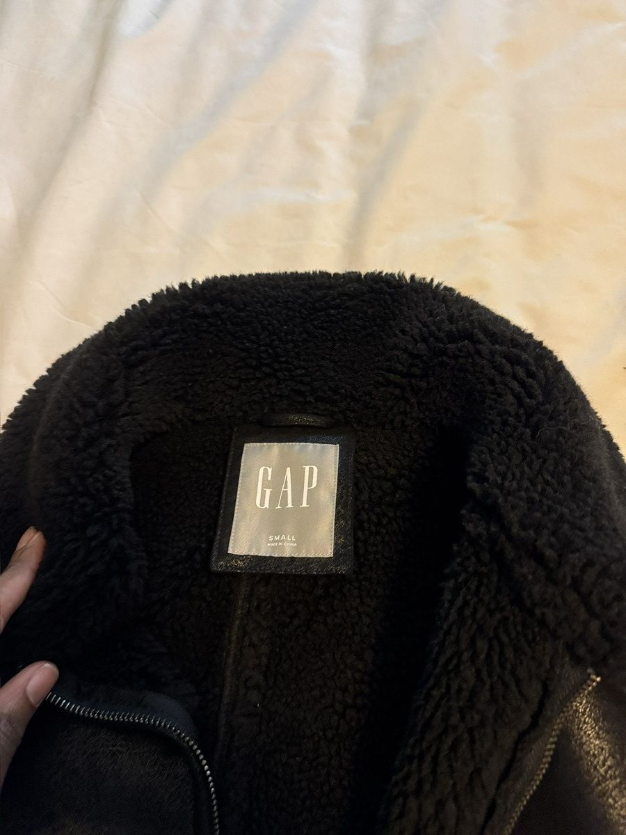 Gap Gap Sherpa Vegan Leather Jacket Size US S / EU 44-46 / 1 - 3 Thumbnail