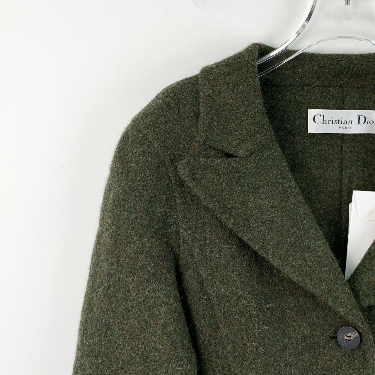 Dior Dior dark green wool jacket Size S / US 4 / IT 40 - 3 Thumbnail