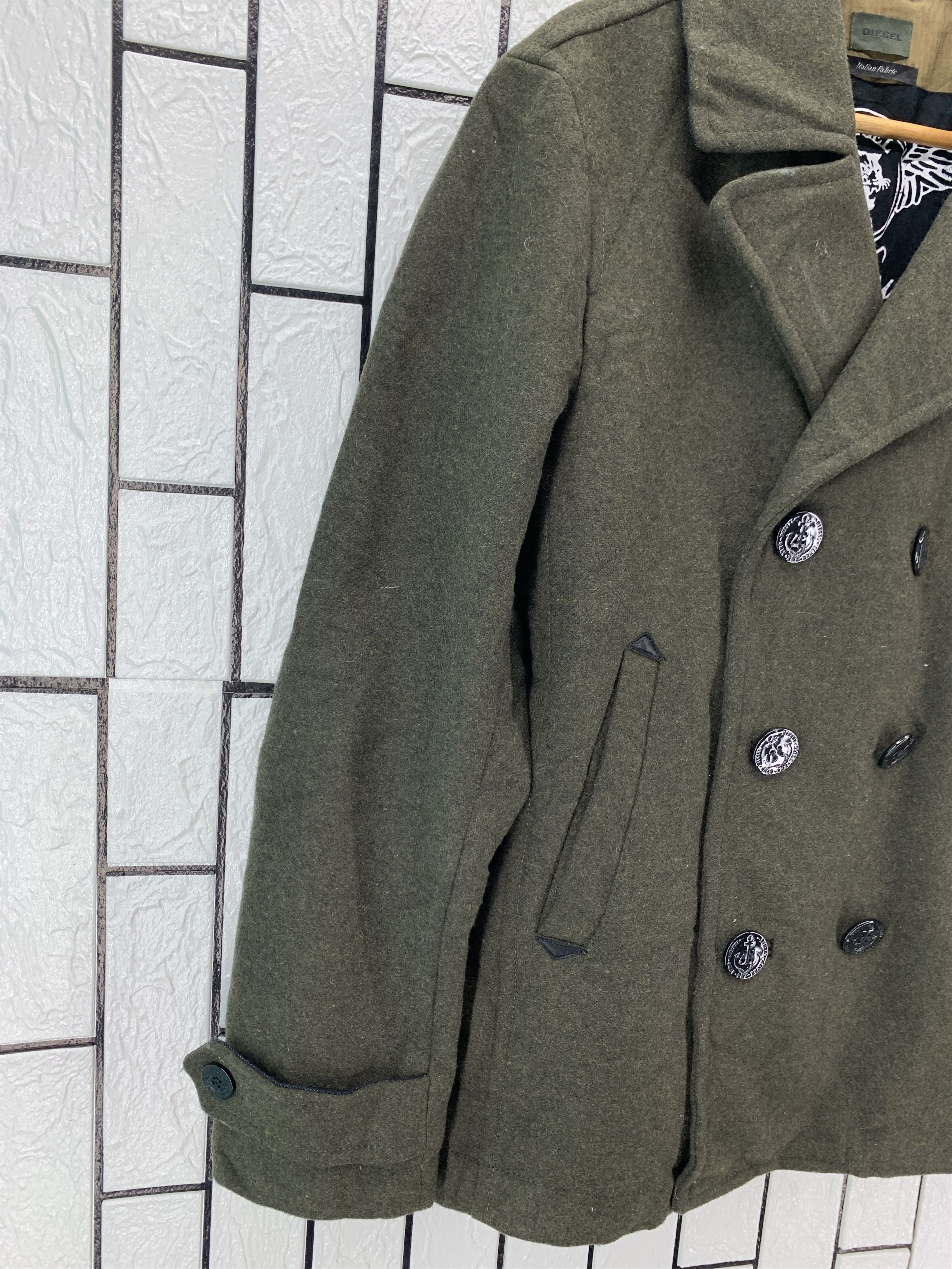Diesel Diesel Wool PeaCoat Size US S / EU 44-46 / 1 - 3 Thumbnail