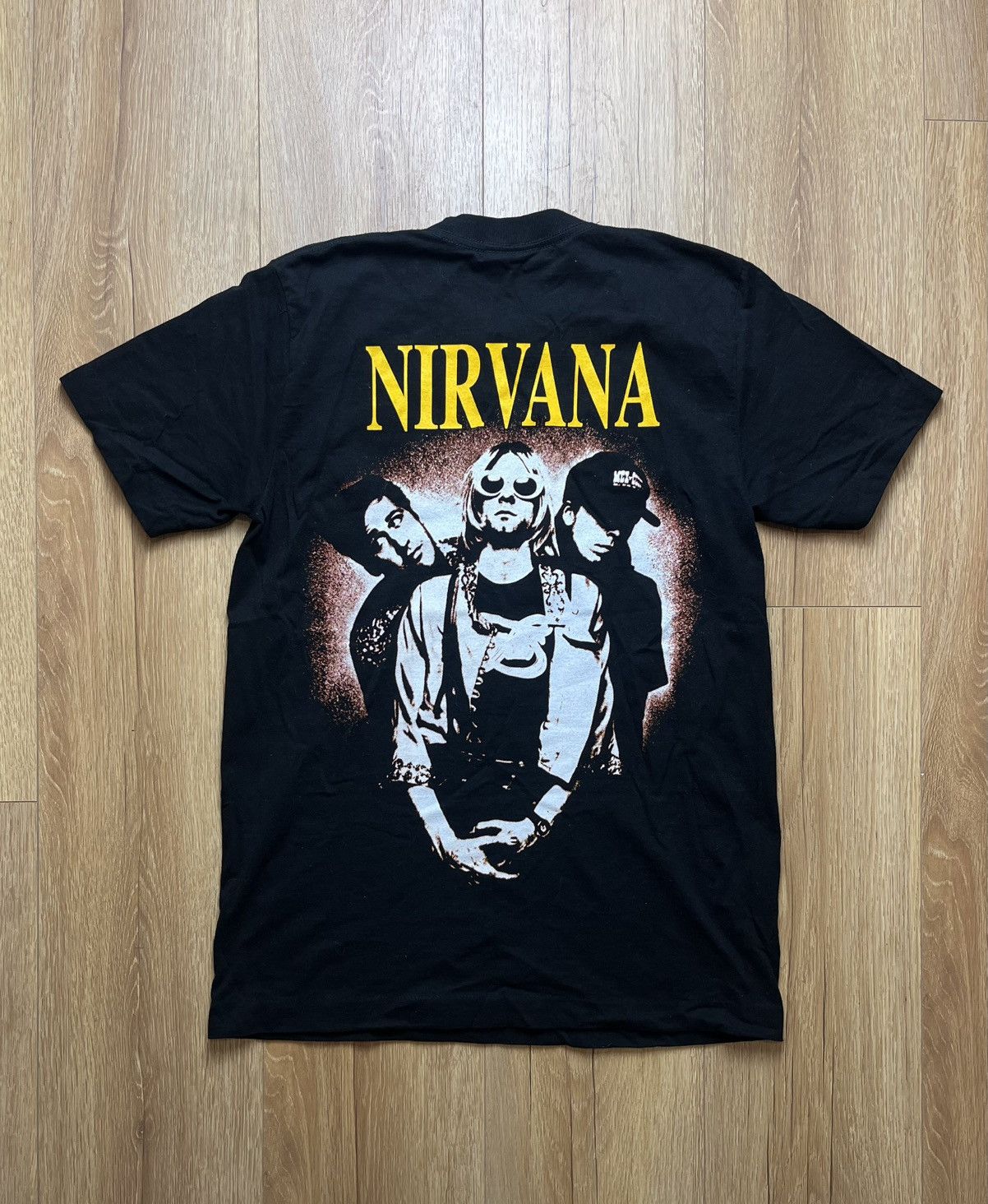 Nirvana × Vintage Vintage 90’s Nirvana Band T-shirt The Roxx Single stich Size US M / EU 48-50 / 2 - 4 Thumbnail
