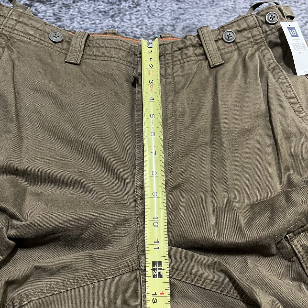Gap VINTAGE Y2K GAP BAGGY WIDE LEG GRUNGE SKATER CARGO PANTS NEW Size US 36 / EU 52 - 15 Thumbnail