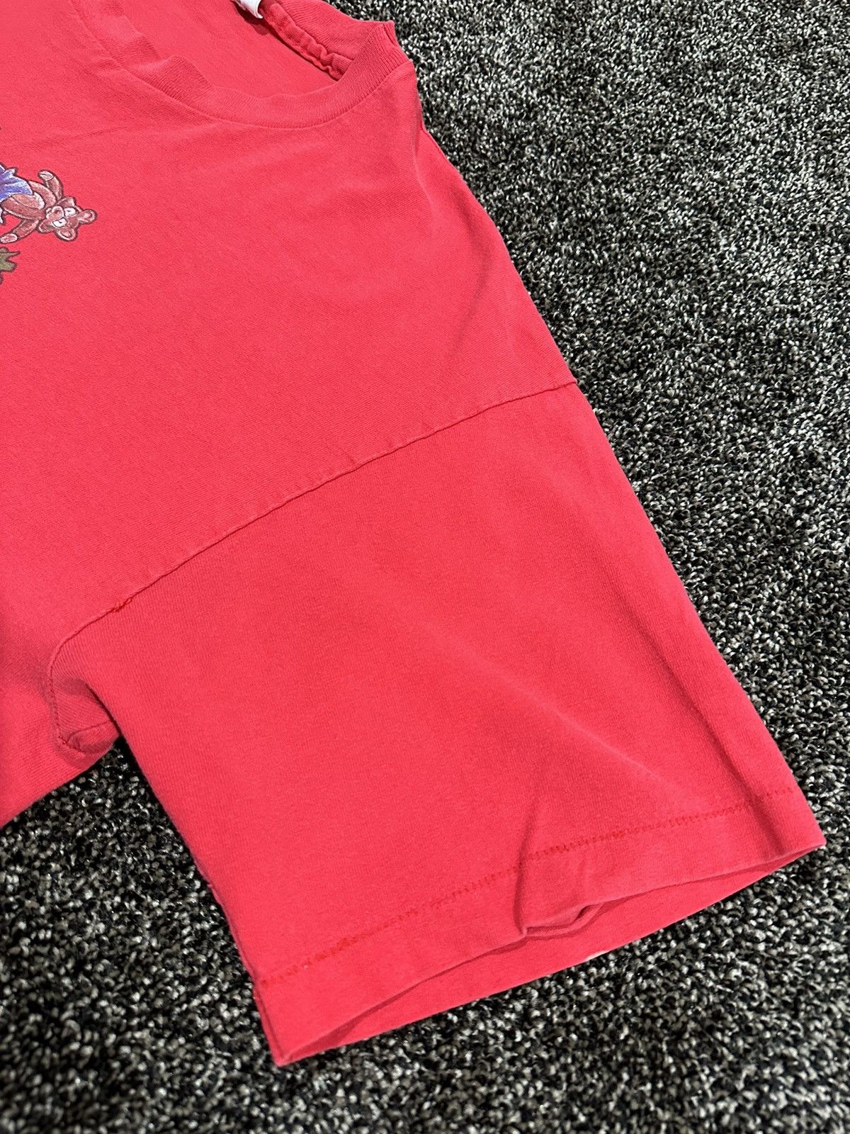Aerosmith Vintage Aerosmith 1994 Red Cartoon Christmas Biker T-Shirt Size US XL / EU 56 / 4 - 12 Thumbnail